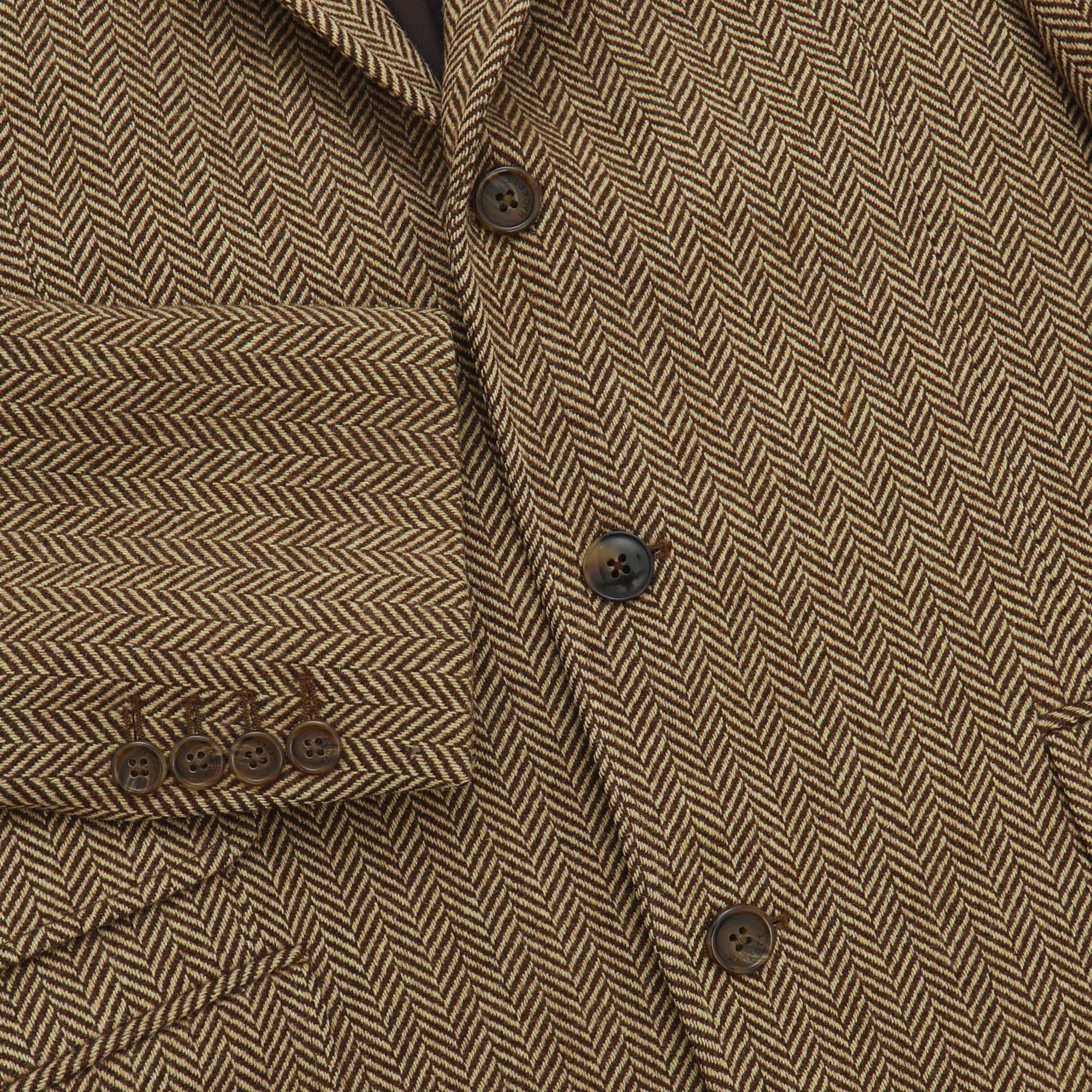 Herringbone Wool Blazer