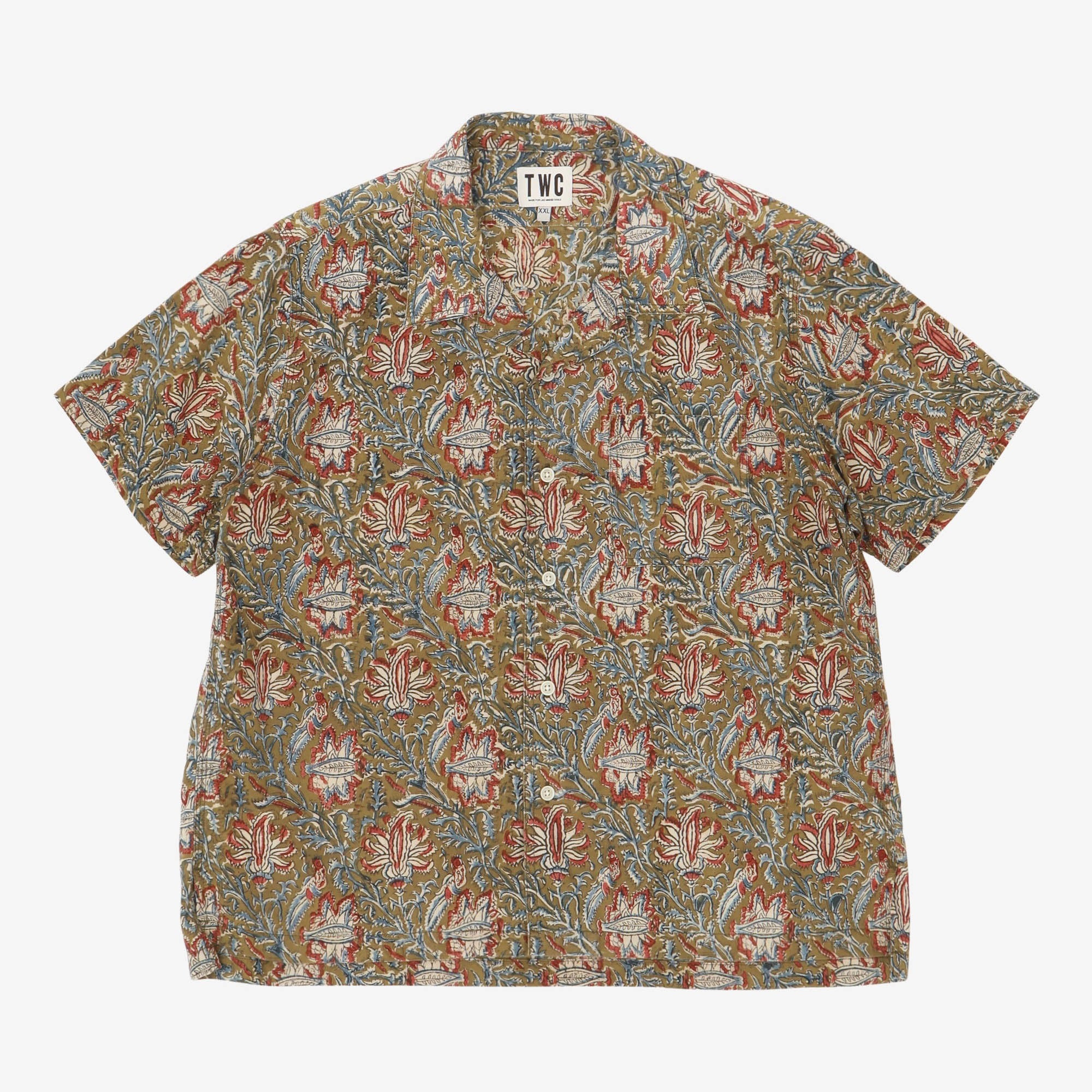 SS Floral Camp Collar Shirt
