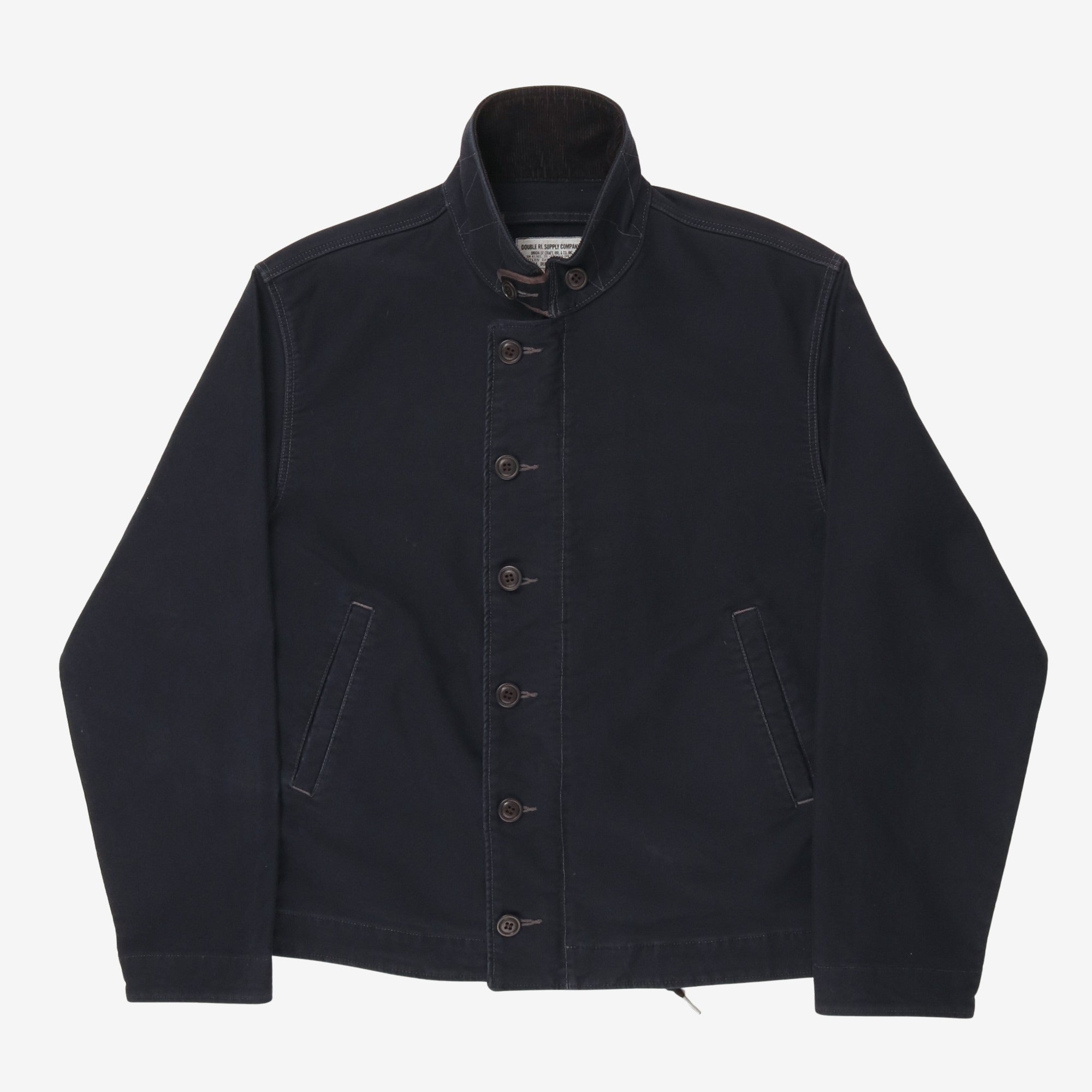 Corduroy-Collar Deck Jacket