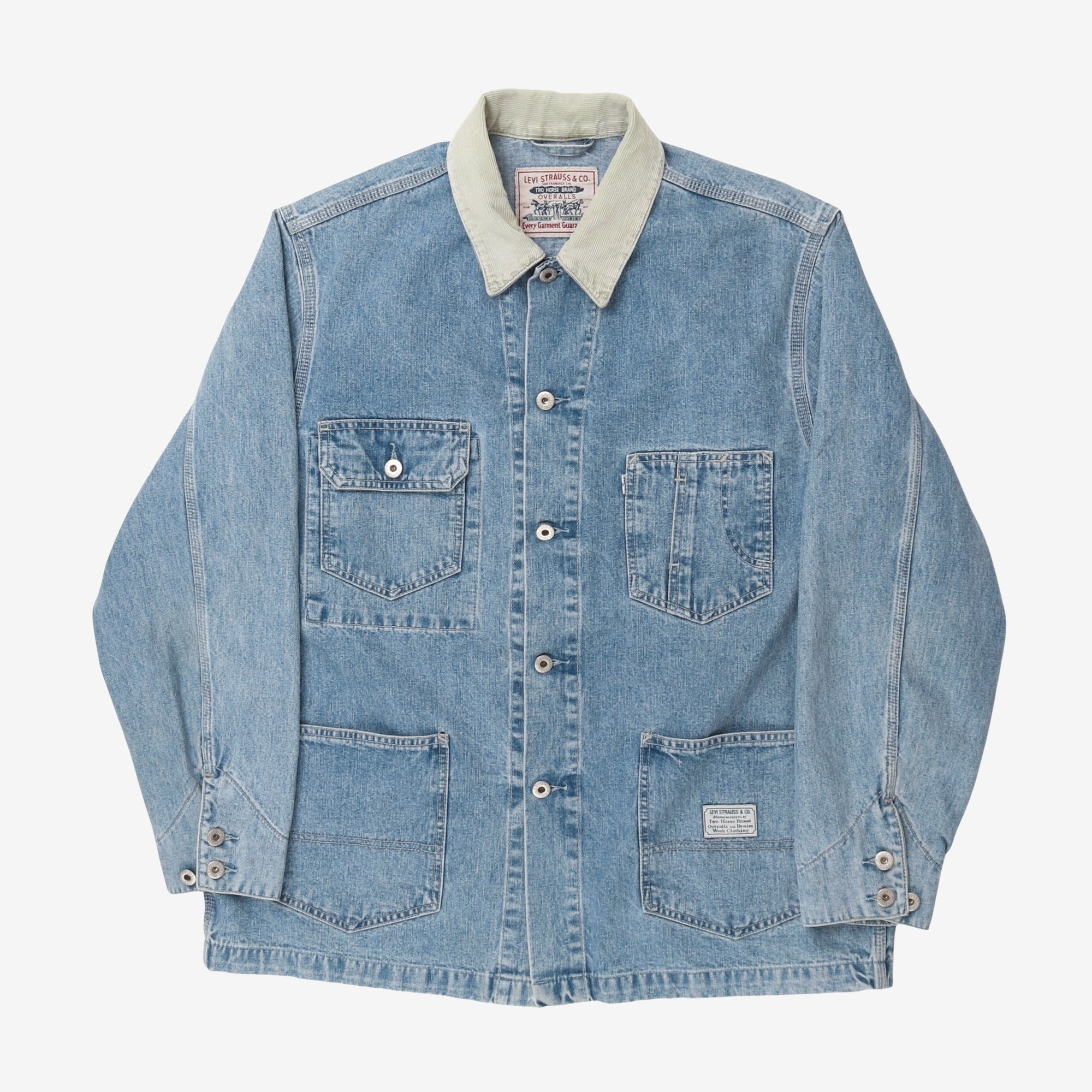 Vintage Denim Coverall Jacket