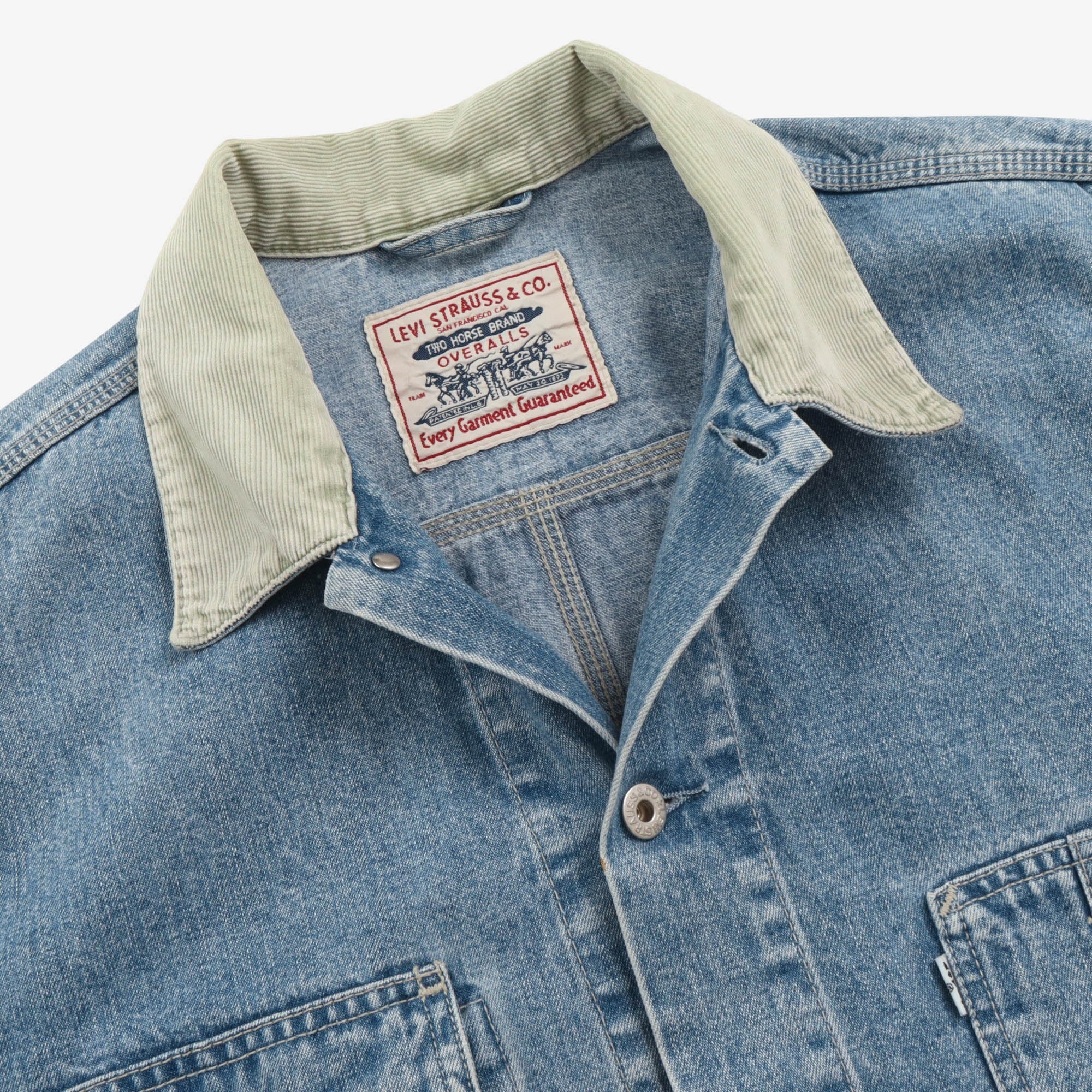 Vintage Denim Coverall Jacket