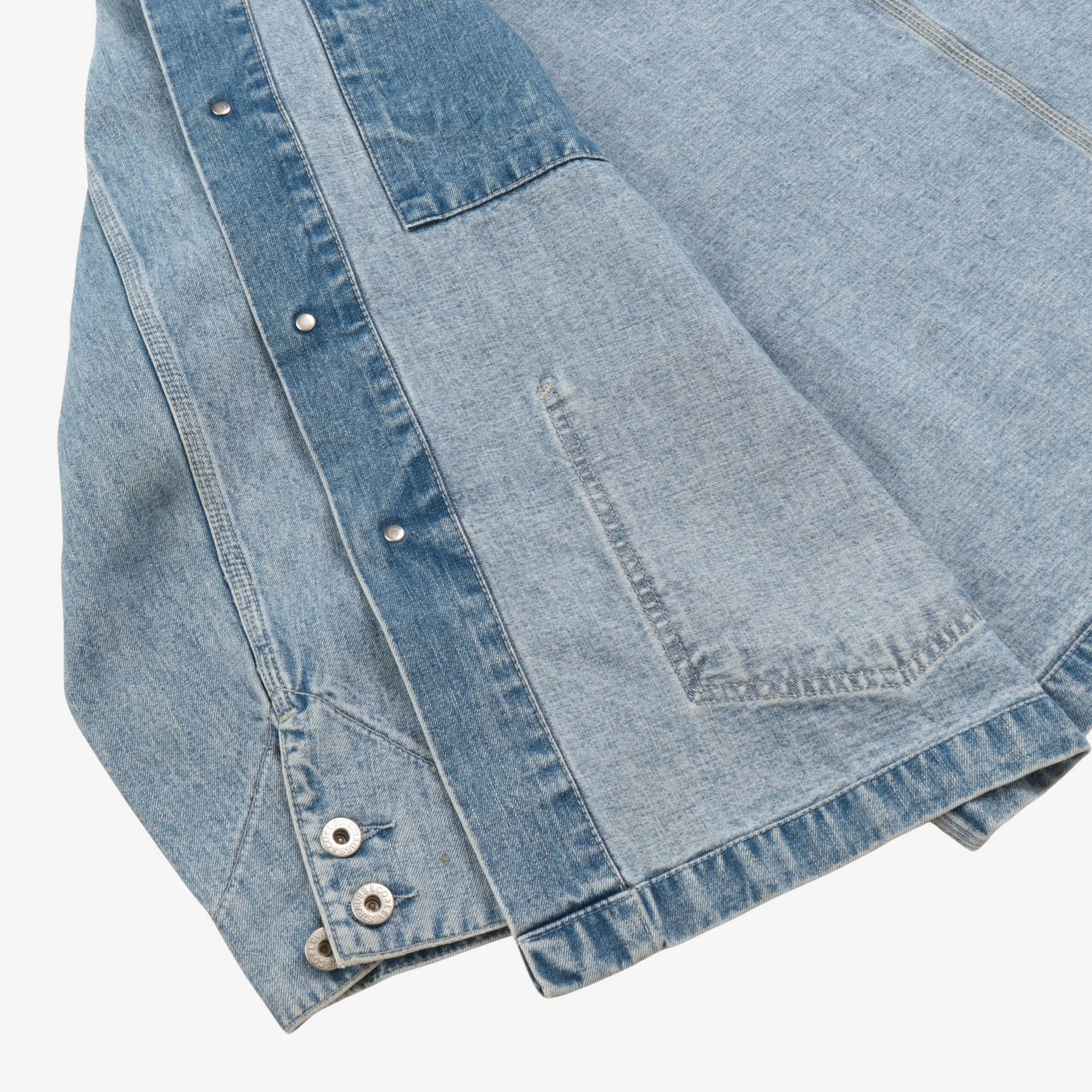 Vintage Denim Coverall Jacket