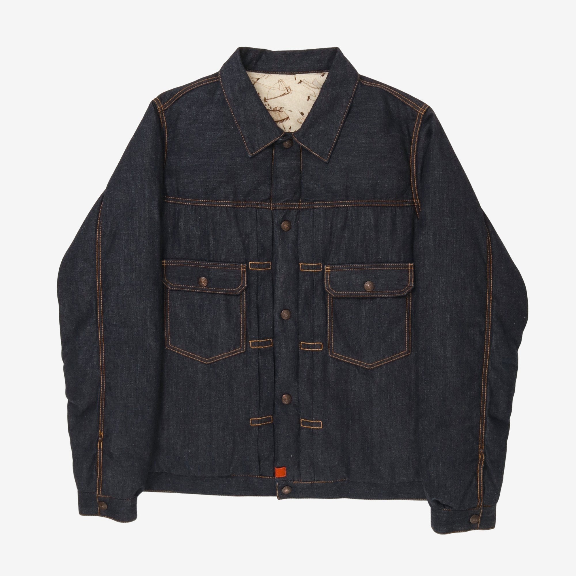 Denim Down Jacket