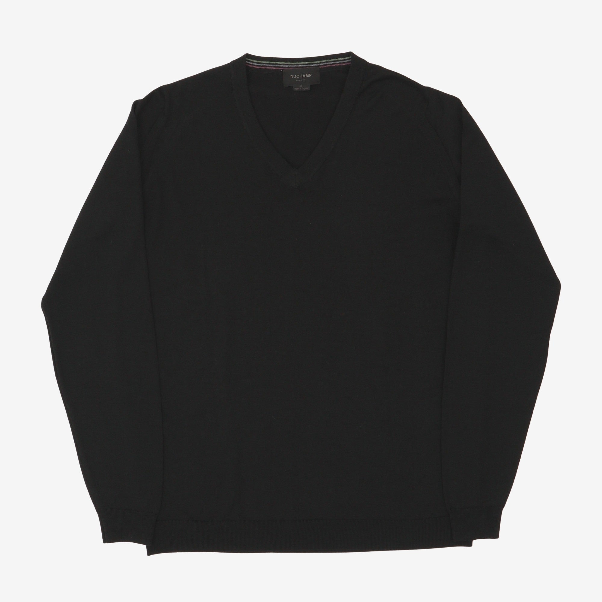 Fine Wool V-Neck Sweater