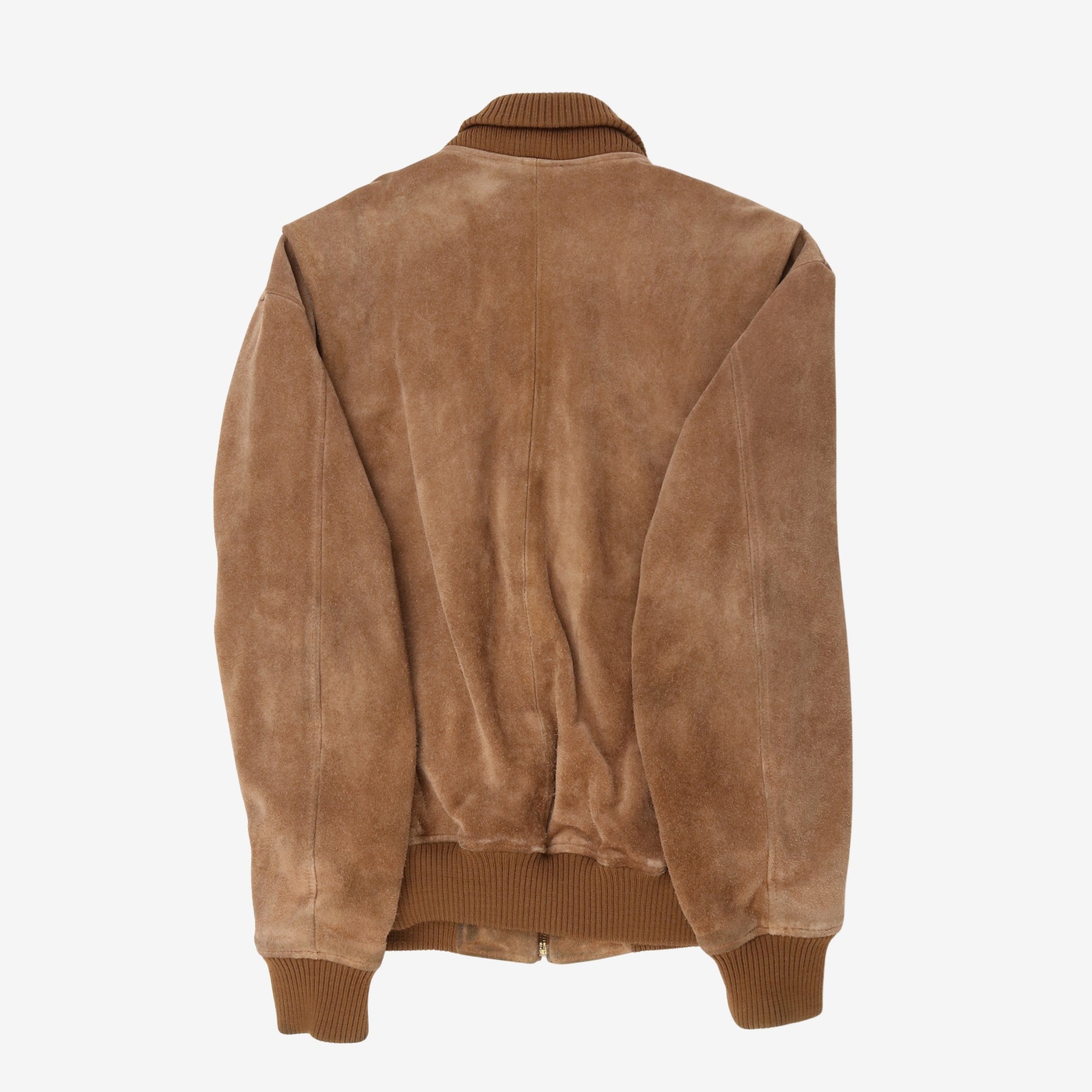 Suede Bomber Jacket
