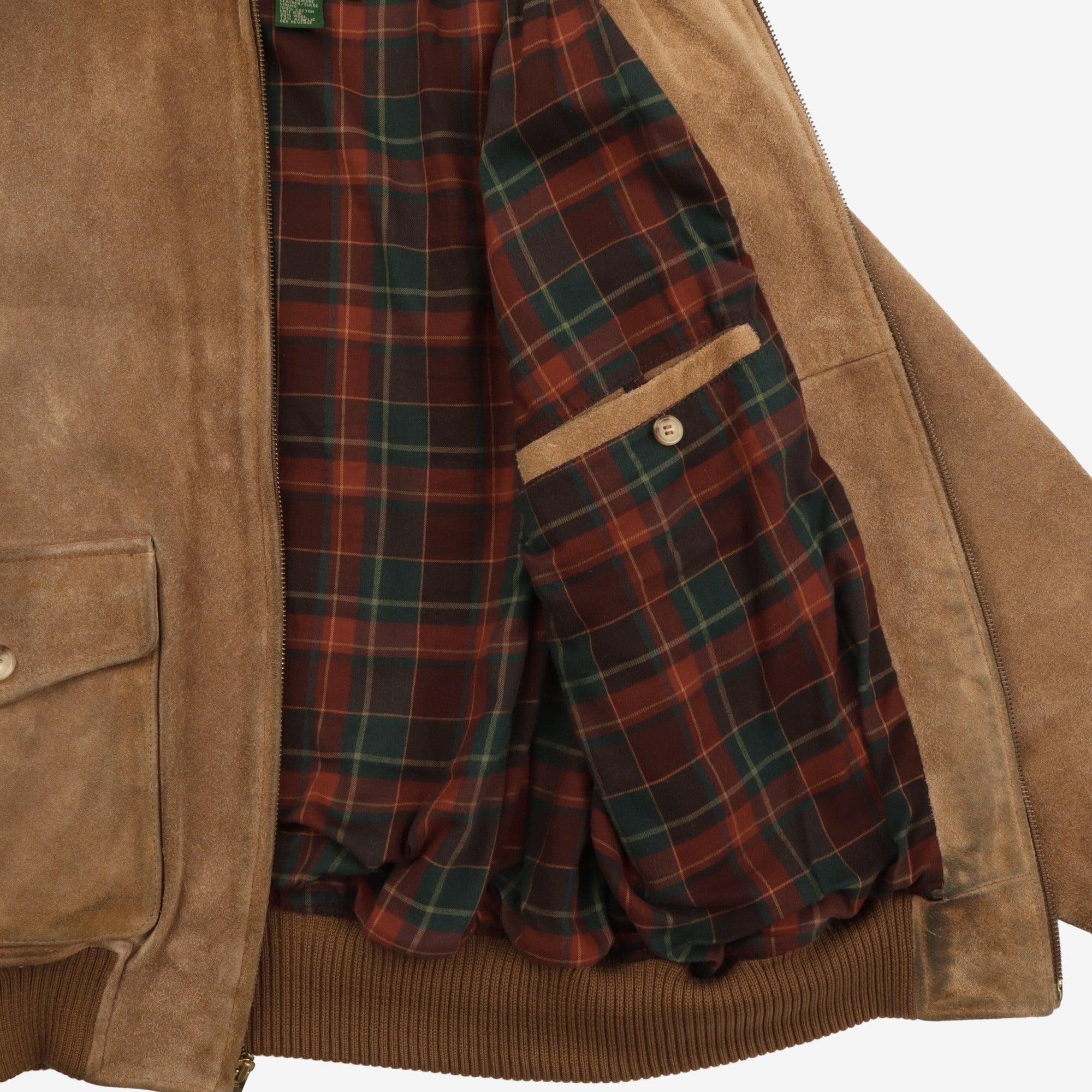 Suede Bomber Jacket