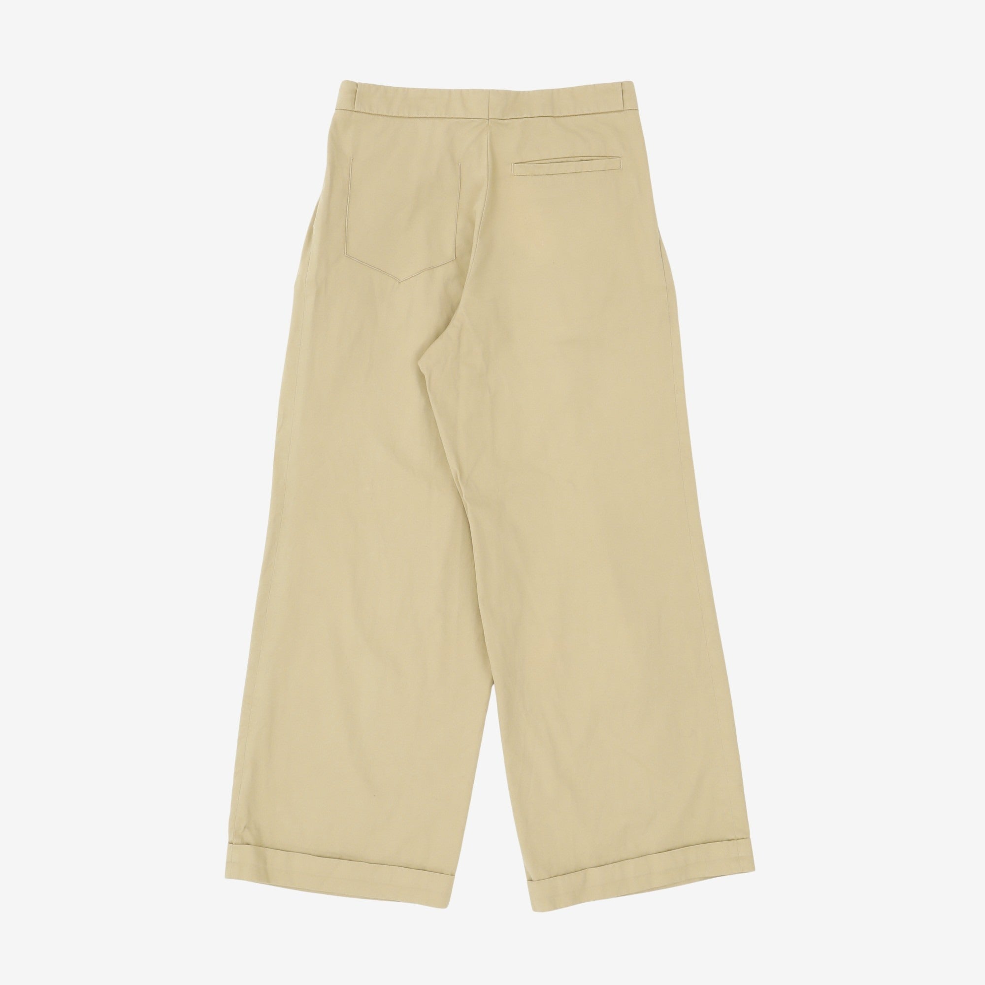 Wide Pleated Chinos (31W x 28.5L)