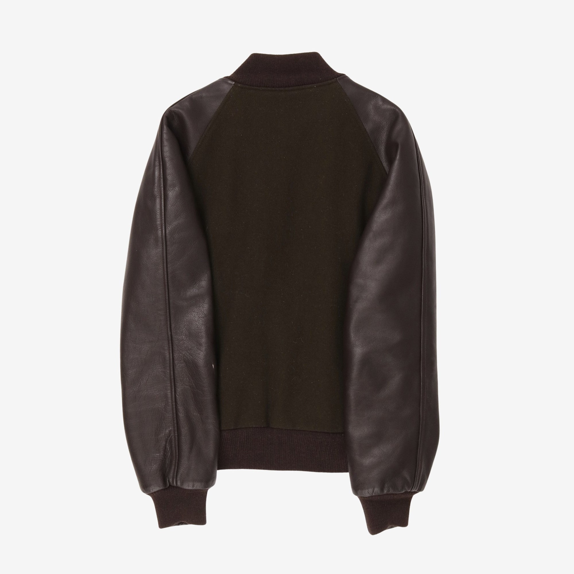 Leather Wool Varsity Jacket