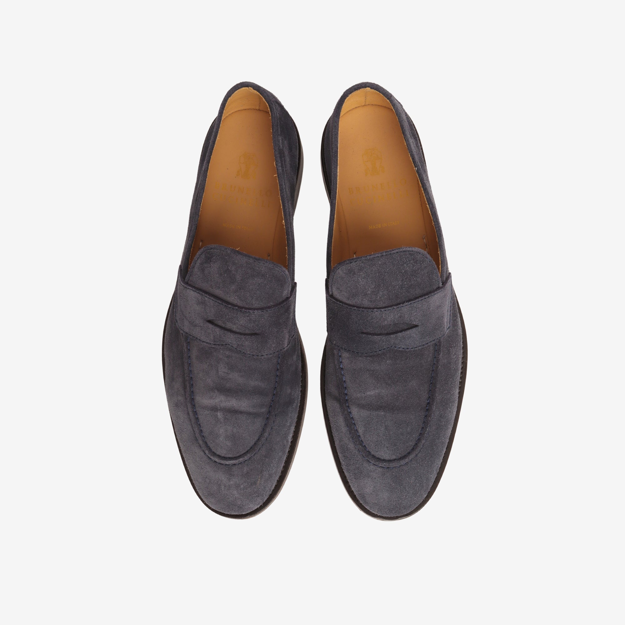 Suede Penny Loafers