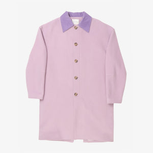 Two Tone Wool Overcoat