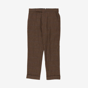 Purple Label Houndstooth Check Wool Trousers (31W X 29L)