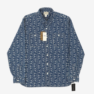 Indigo Patterned Shirt