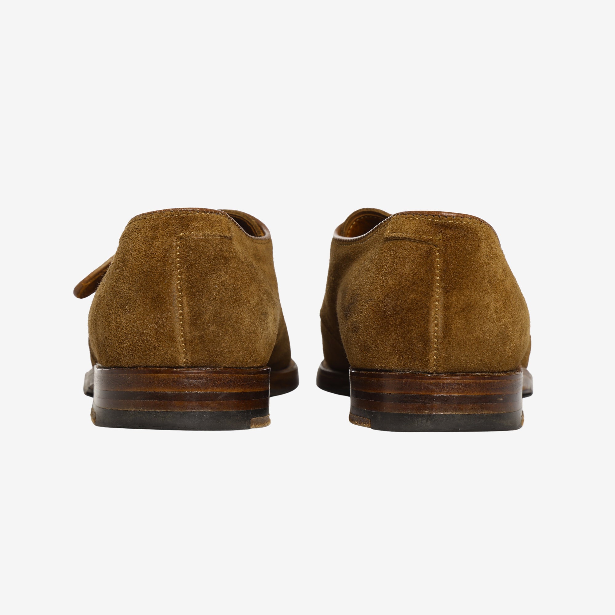 D8407 Snuff Suede Monk Strap Shoe