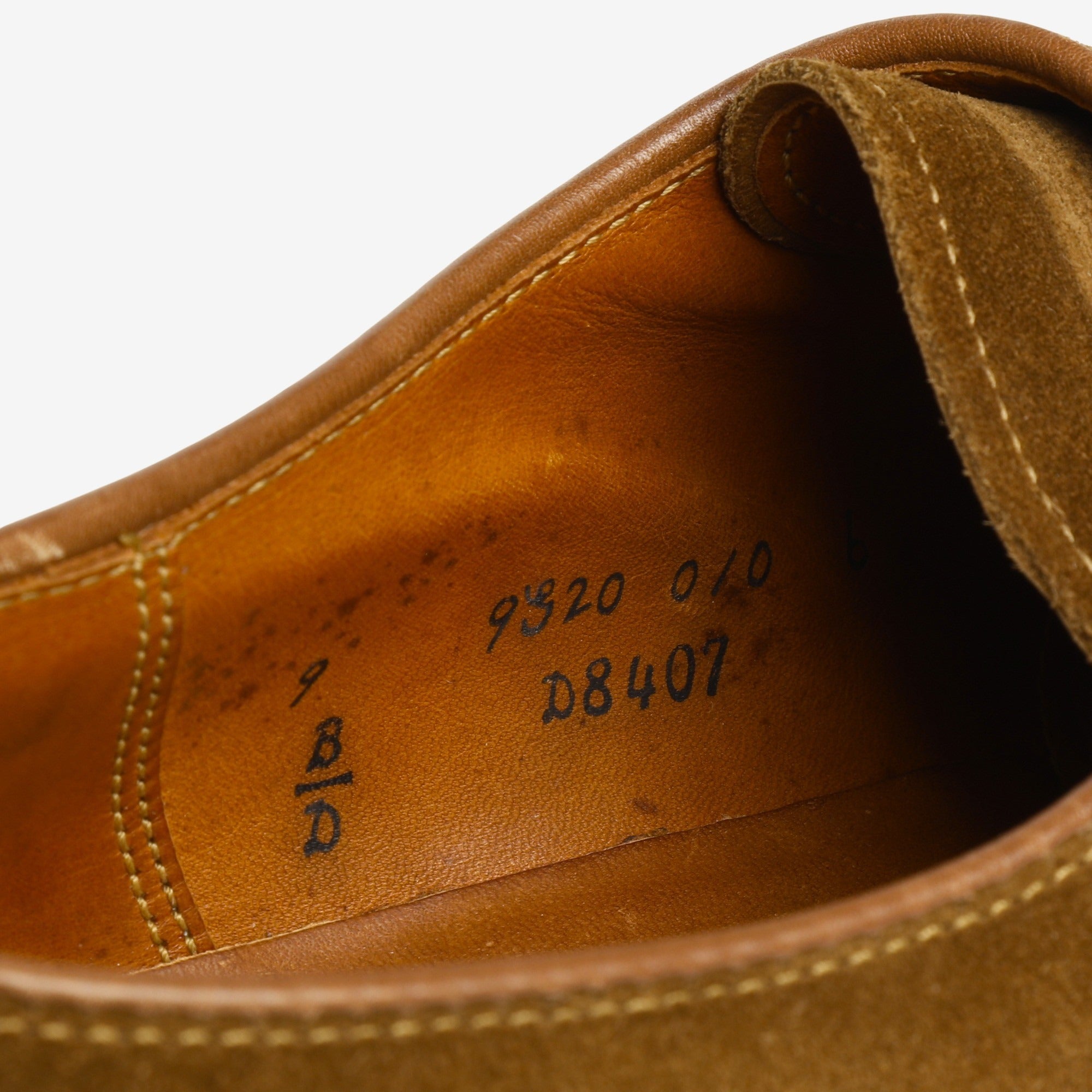 D8407 Snuff Suede Monk Strap Shoe