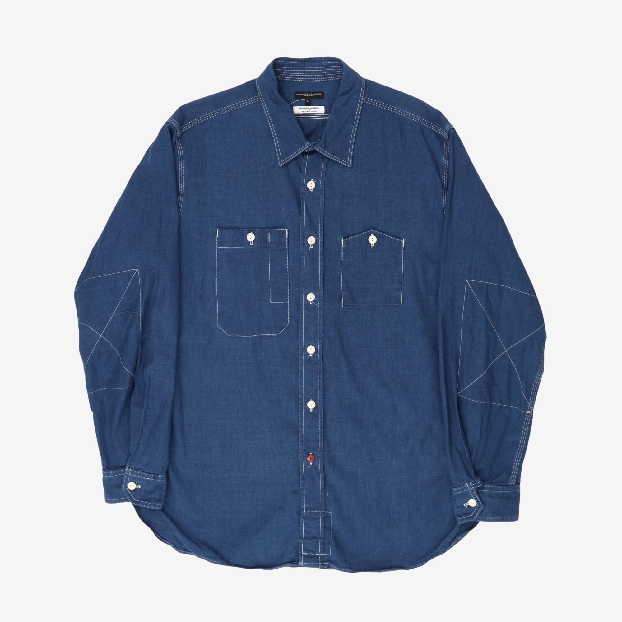 The Bureau Indigo Work Shirt