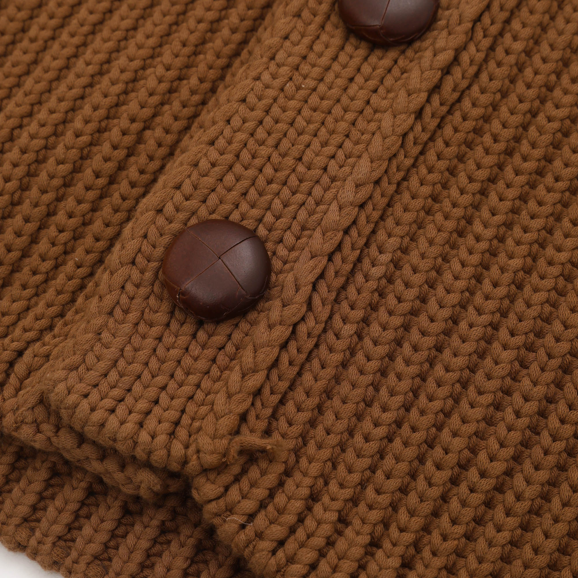 Heavyweight Rib Knit Cardigan