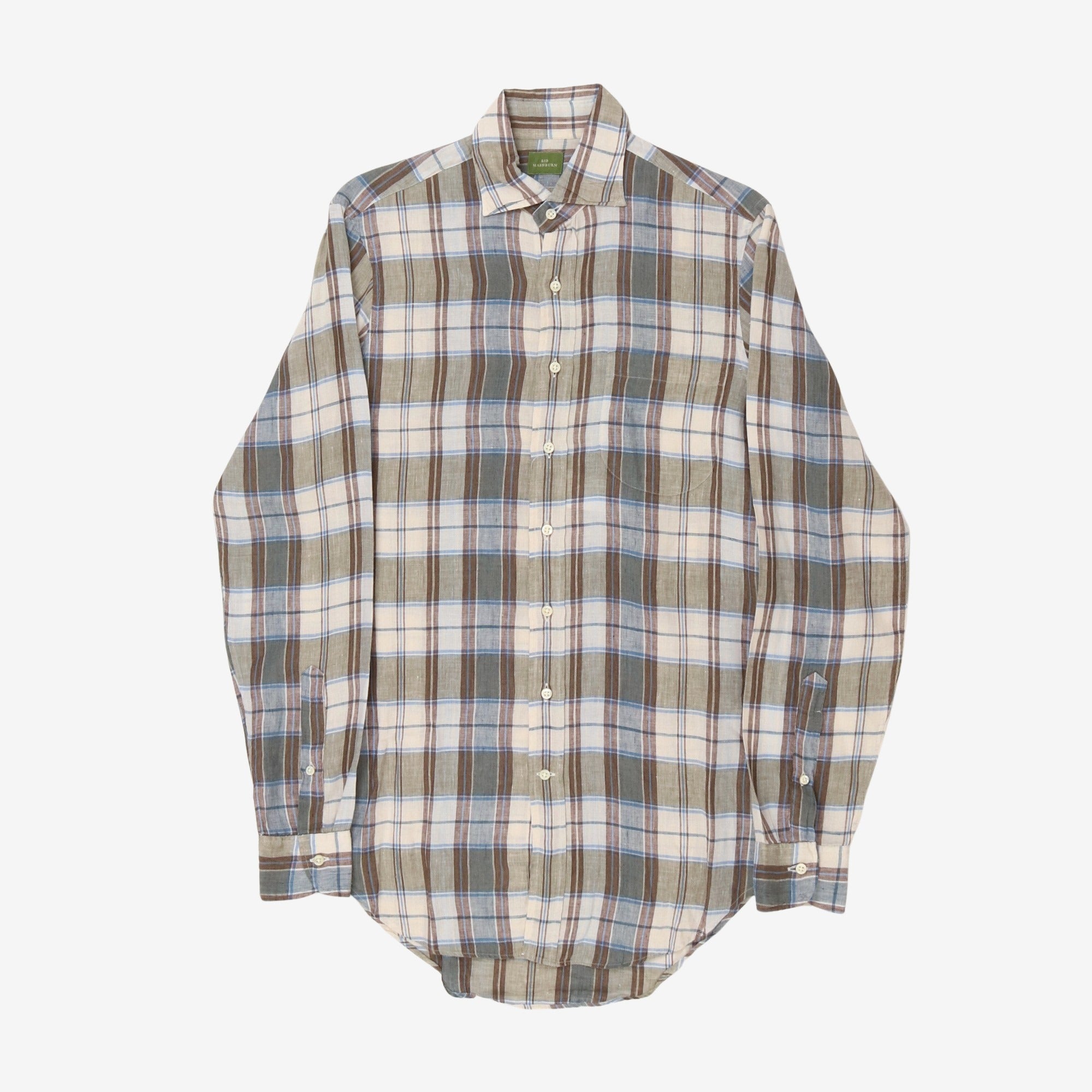 Linen Check Shirt