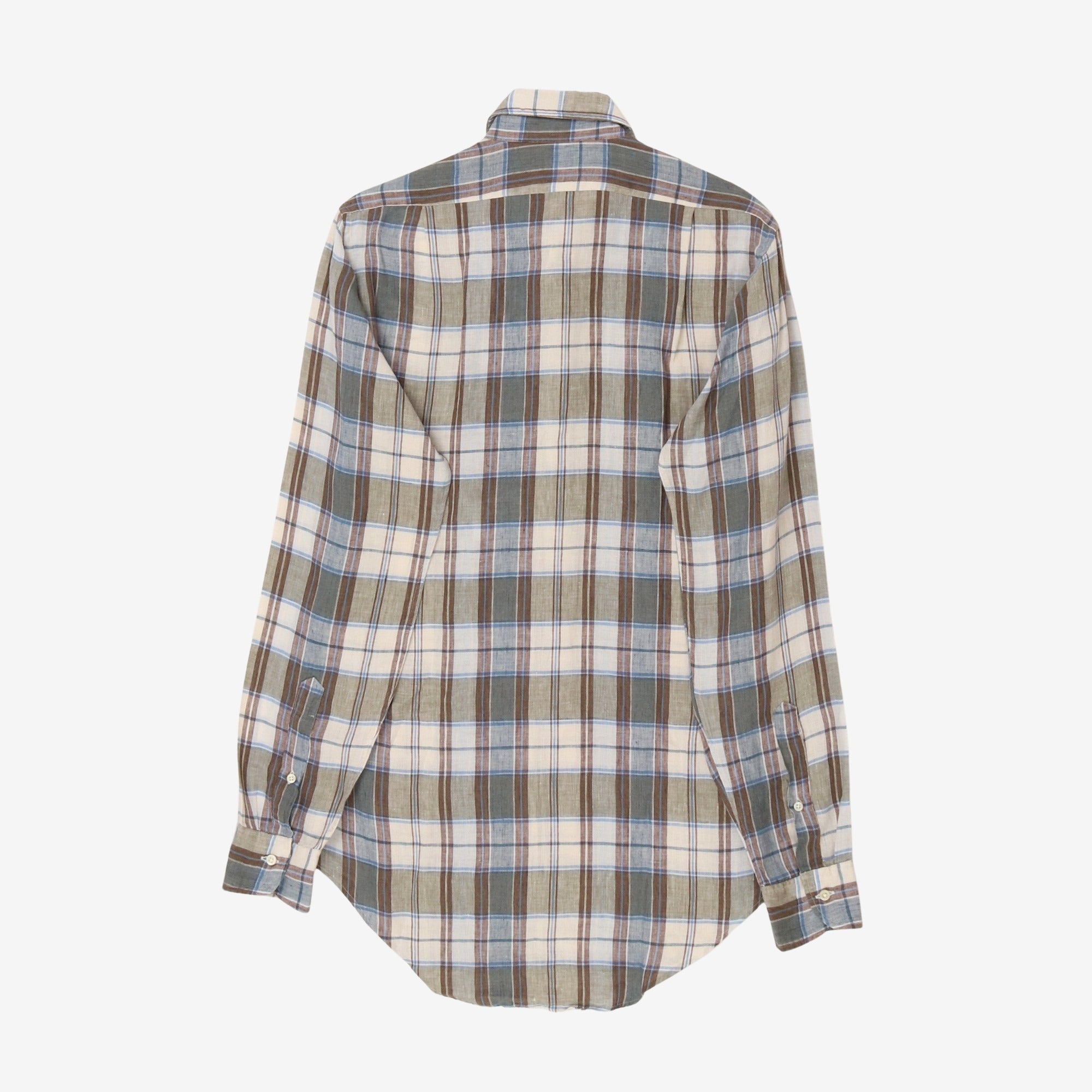 Linen Check Shirt