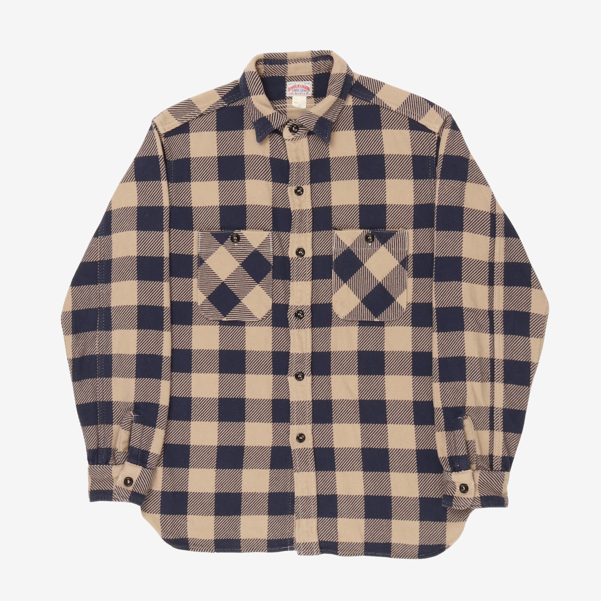 8HU Buffalo Check Flannel Shirt