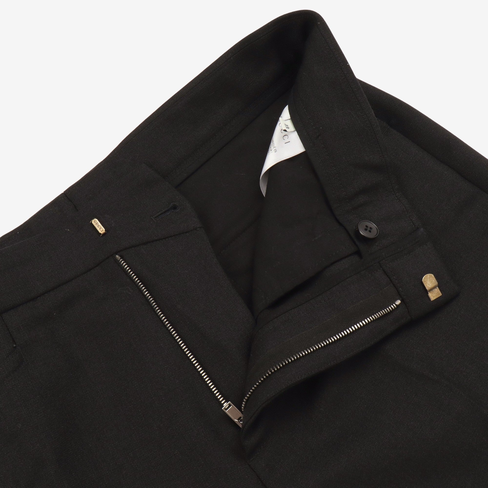 Orgasmique Wool Mohair Flared Trousers