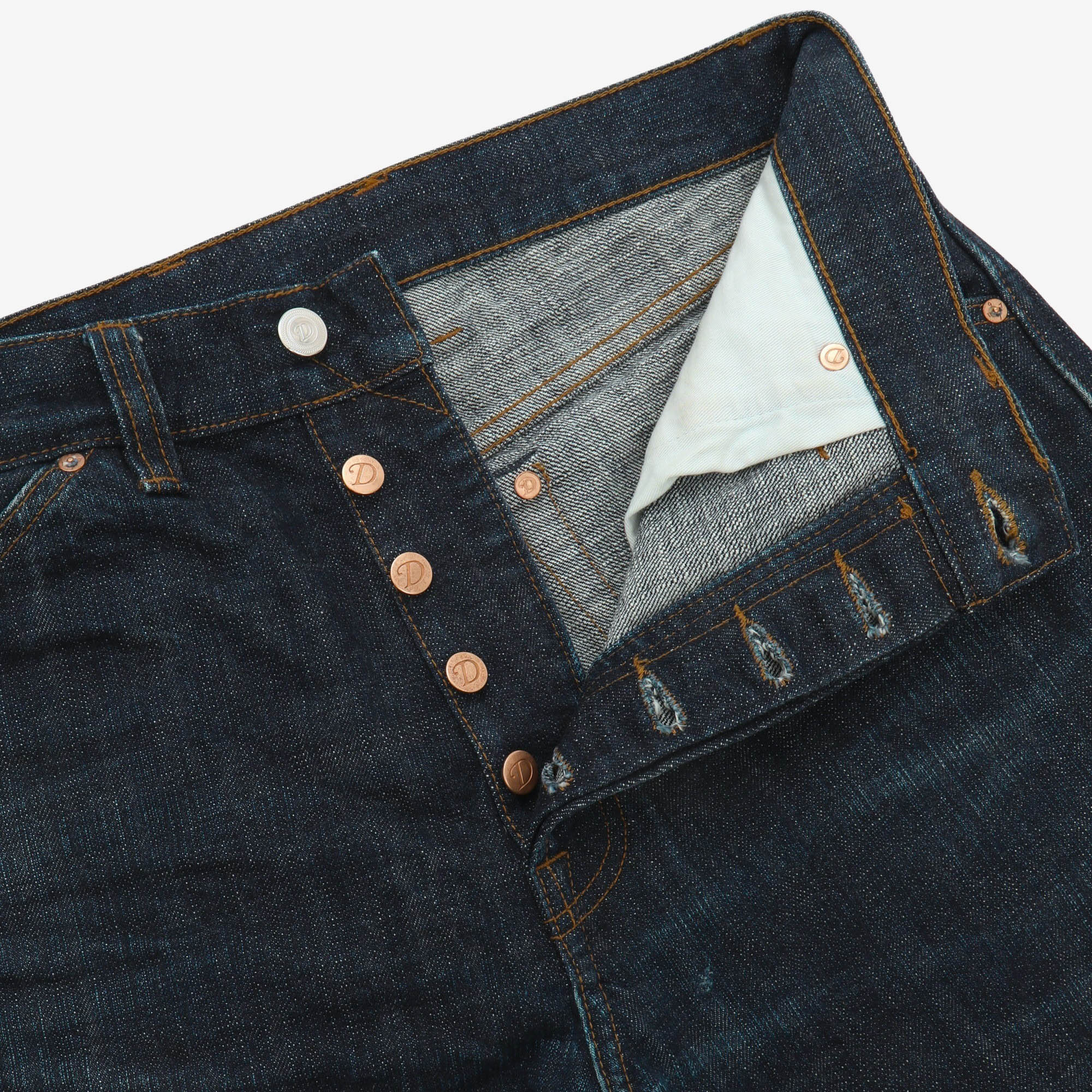 15.5oz Japanese Selvedge Five Pocket Jeans (32W X 28L)