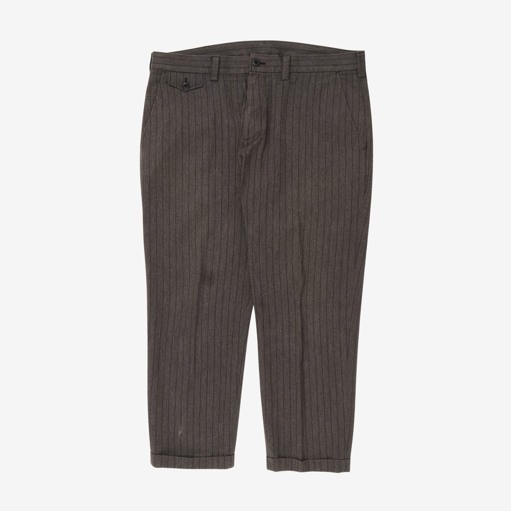 1335 Covert Stripe Tapered Trousers (38W x 27L)