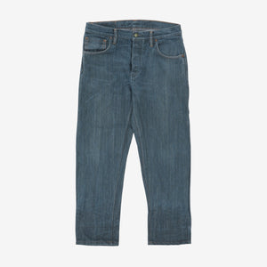 12oz Handloom Natural Indigo Dyed Denim (34W x 28L)