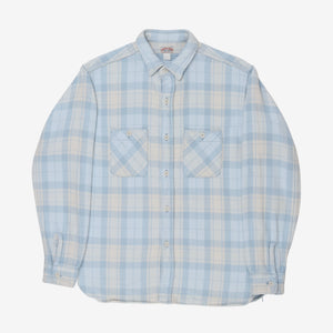 8HU Block Check Summer Flannel Shirt