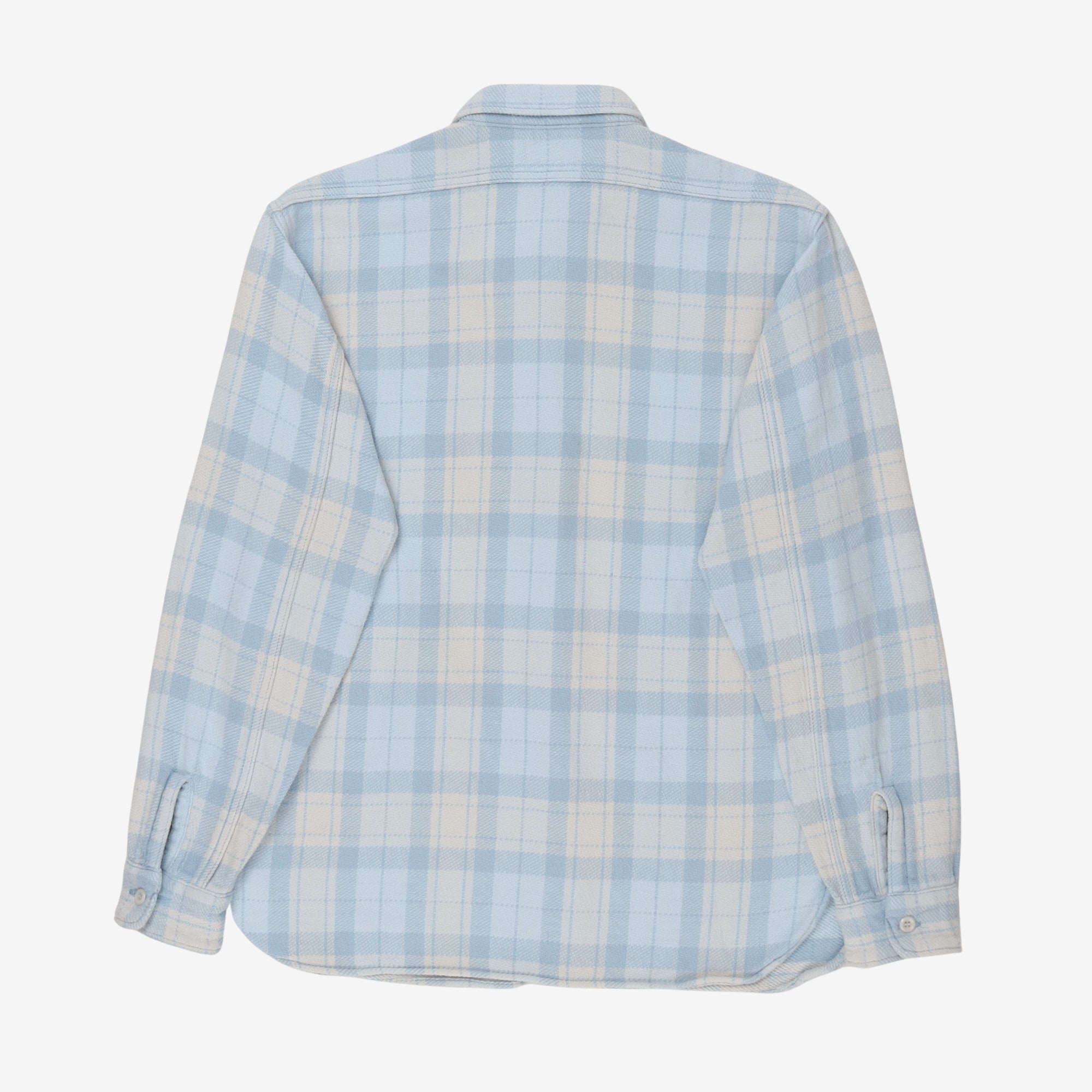 8HU Block Check Summer Flannel Shirt