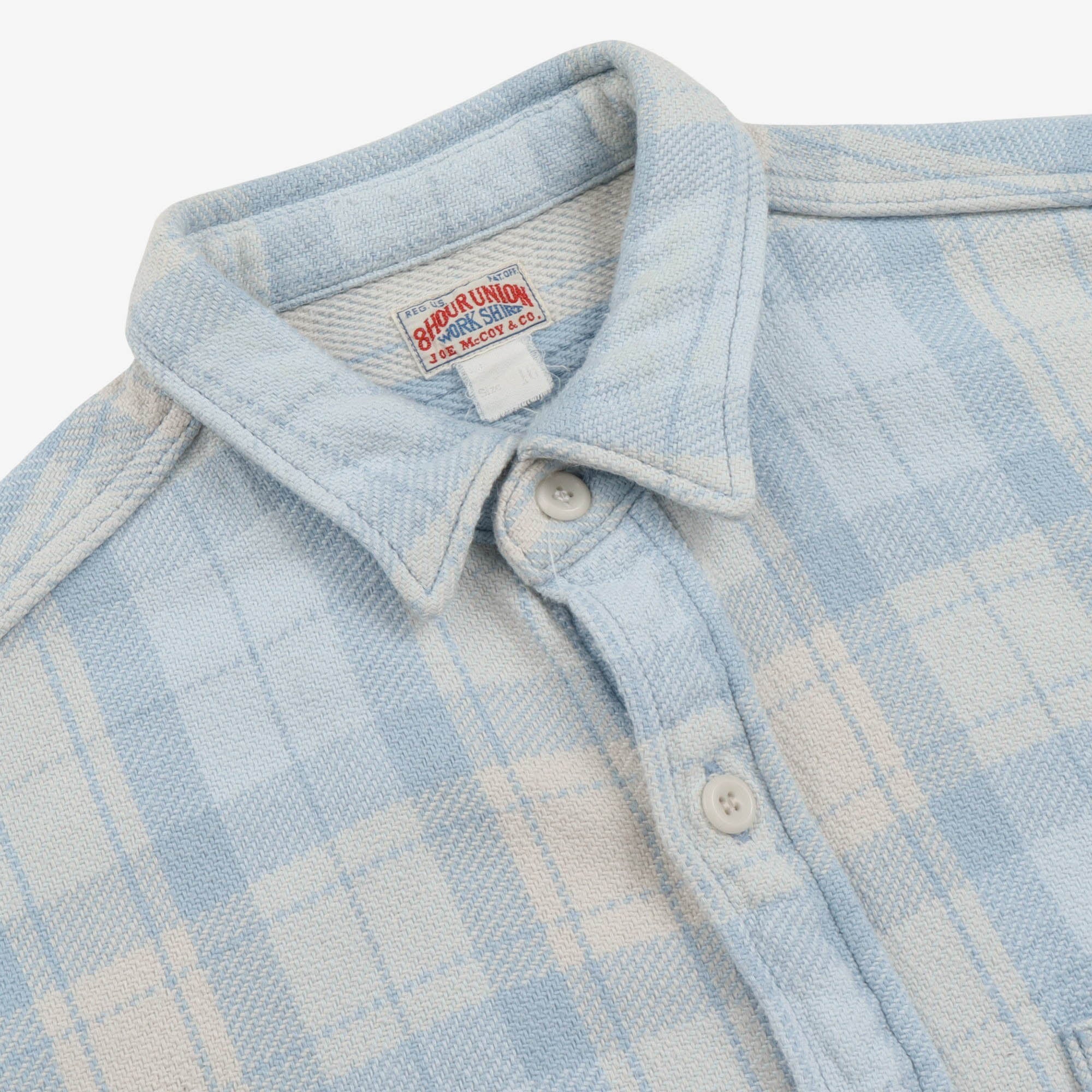 8HU Block Check Summer Flannel Shirt