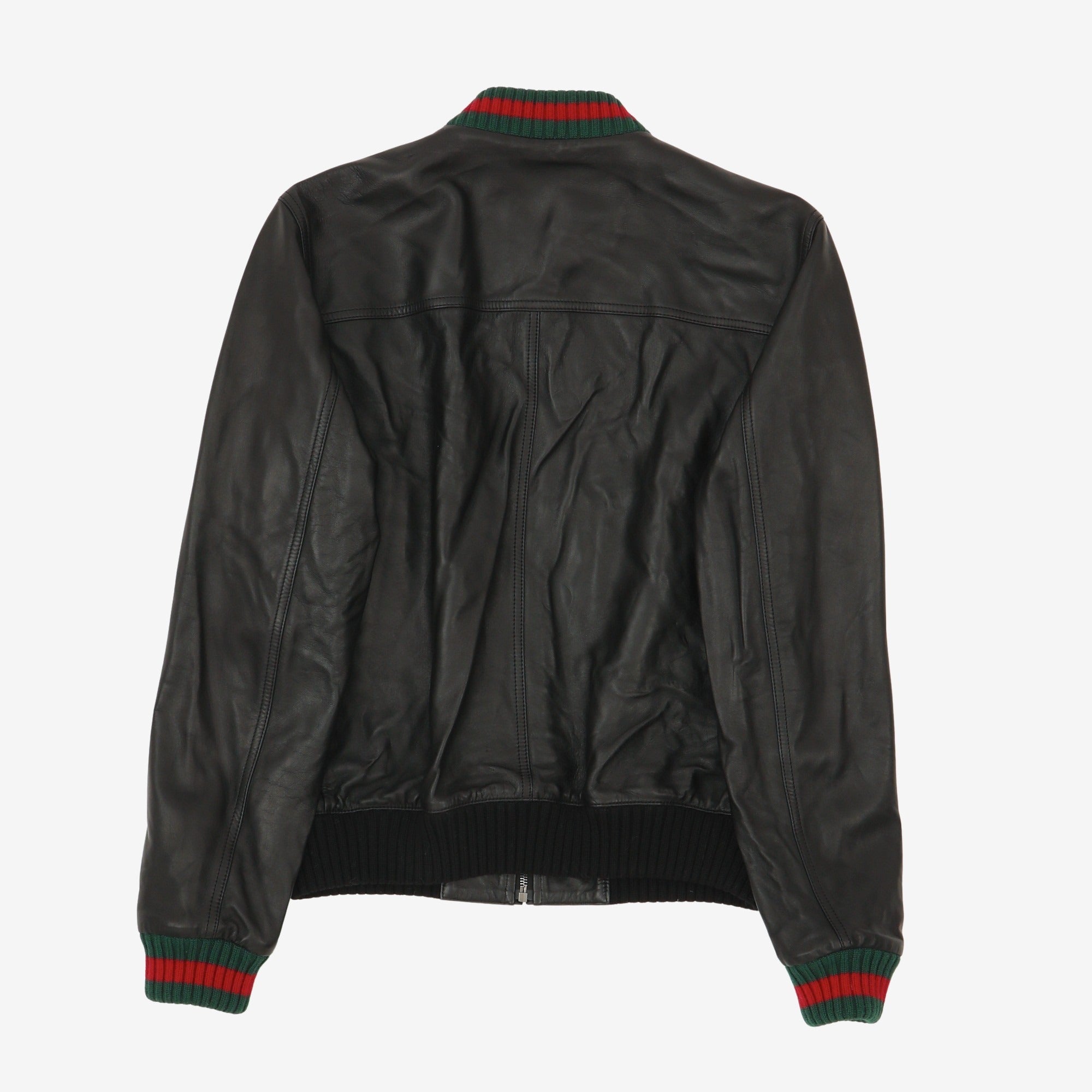 Leather Bomber Jacket