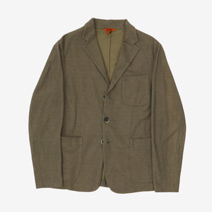 Cotton Linen Chore Blazer