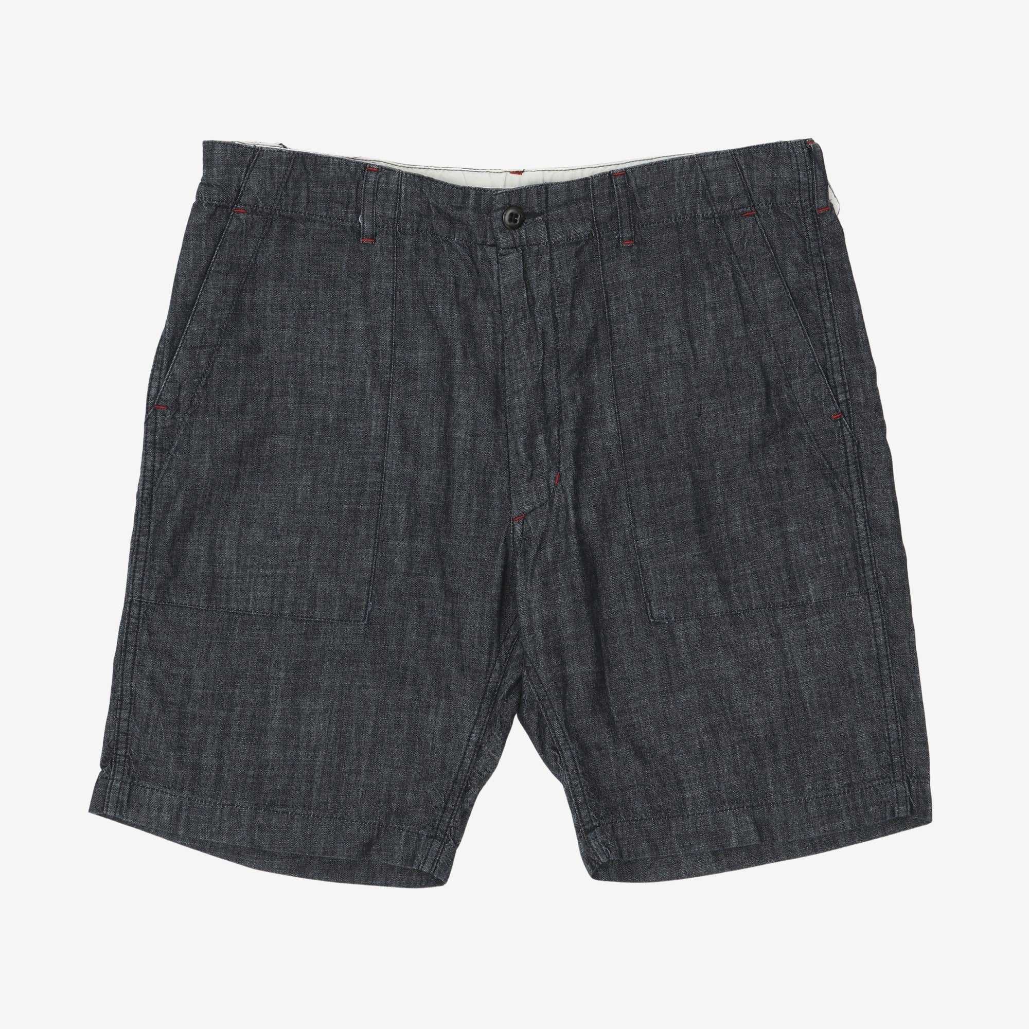 Denim Fatigue Shorts