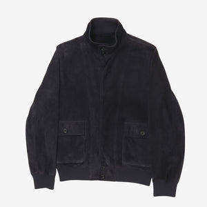 Suede Blouson Jacket