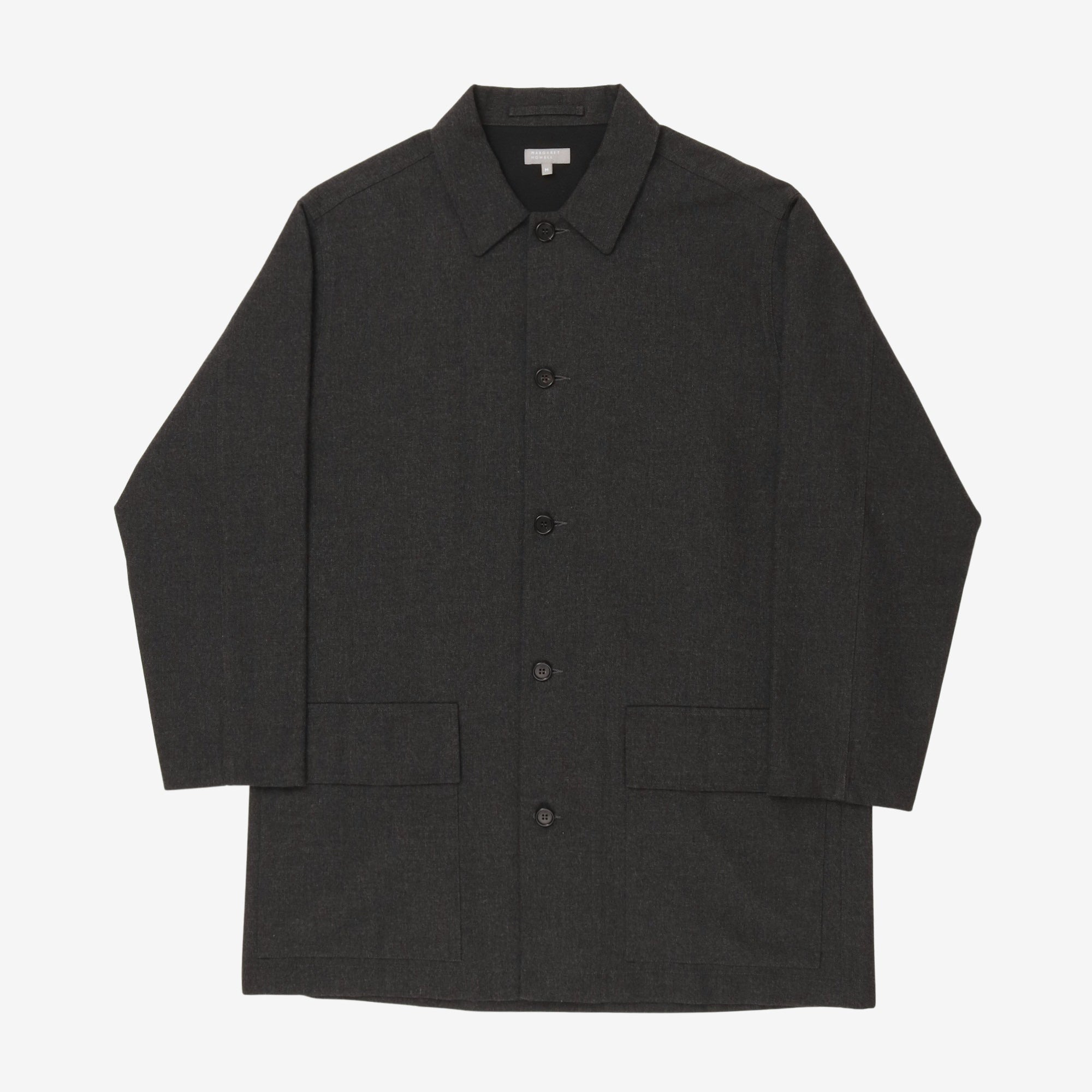Wool Blend Long Chore Coat