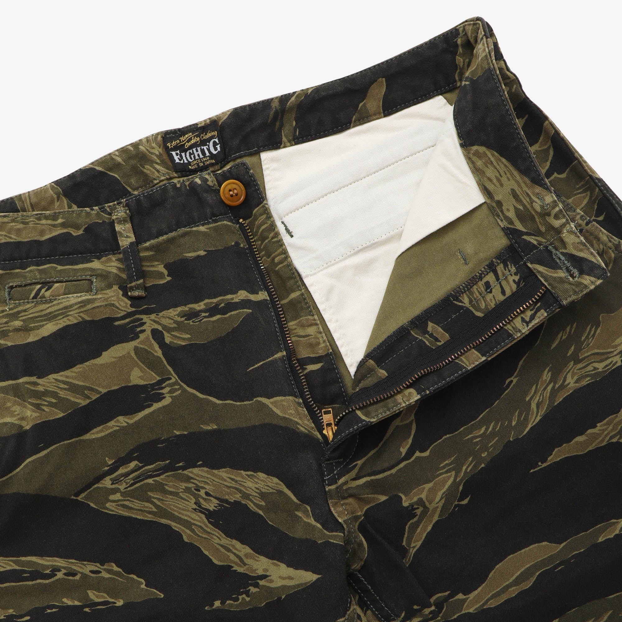 US Army Tiger Camo Shorts (33W)