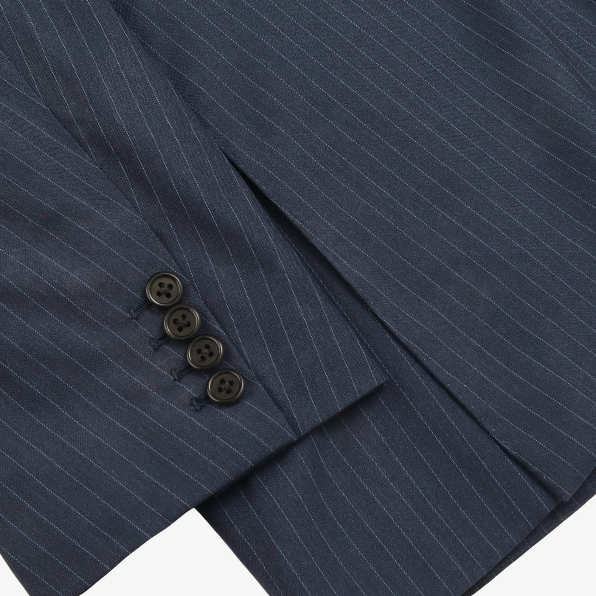 Bespoke Pinstripe Wool Suit