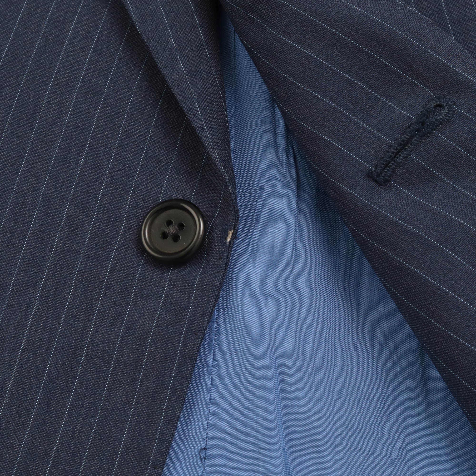 Bespoke Pinstripe Wool Suit