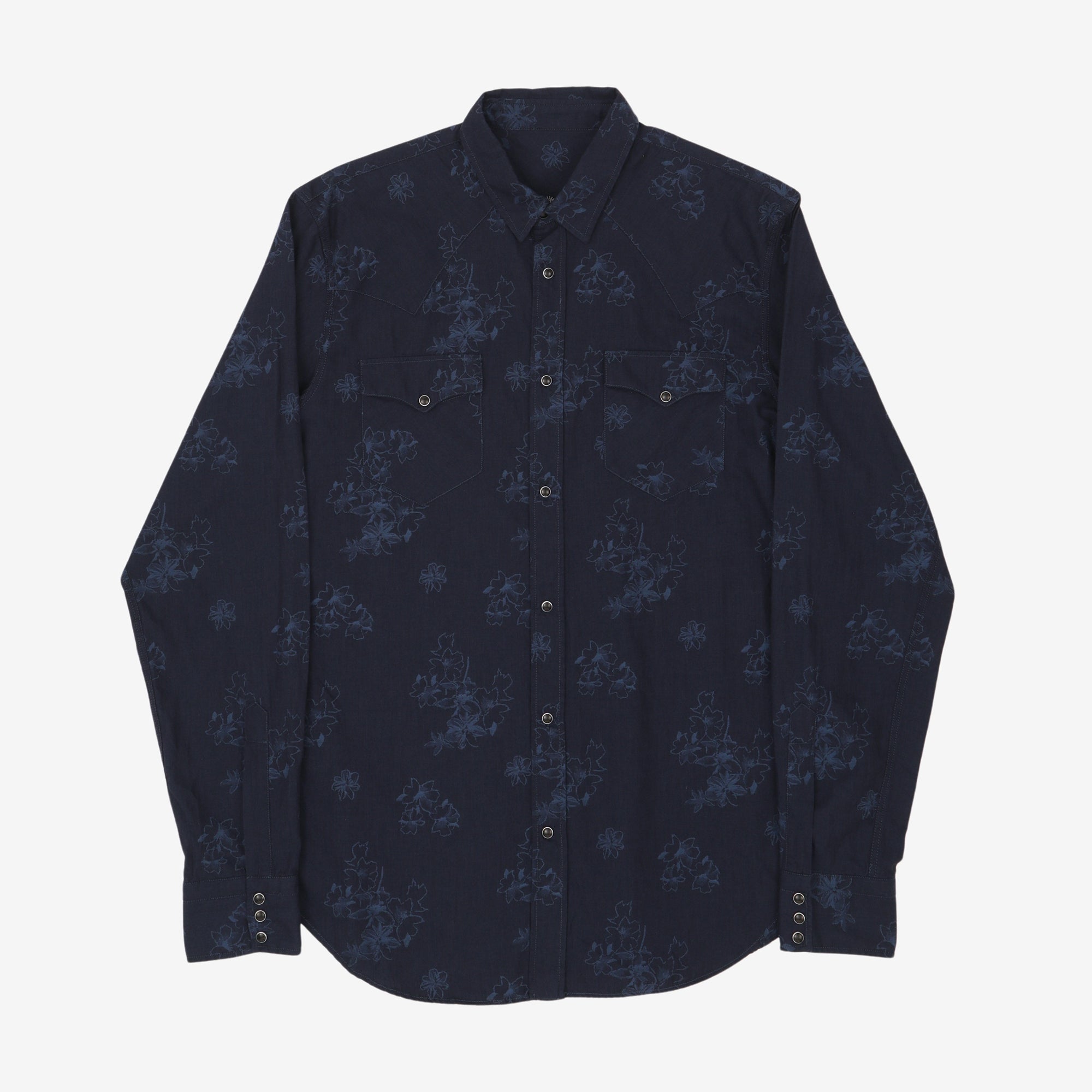 Print Western Shirt