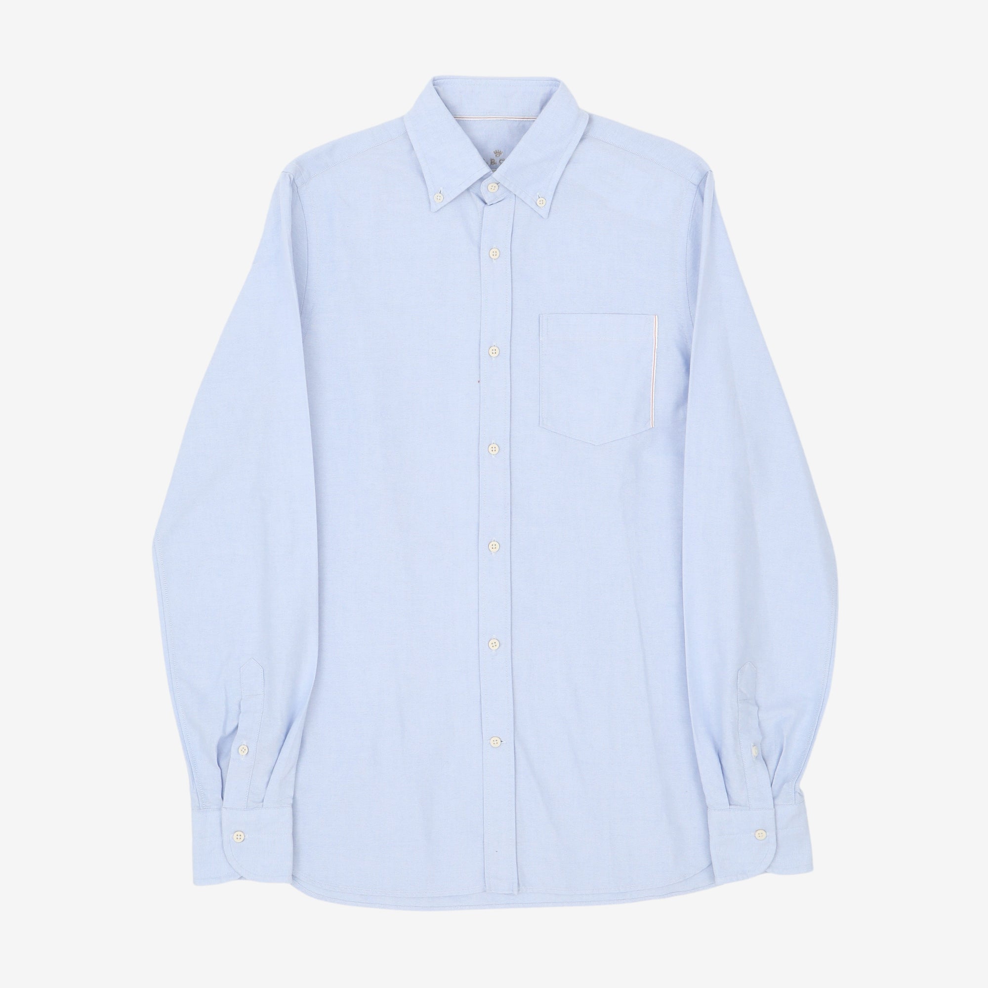 Azure Selvedge Oxford Shirt