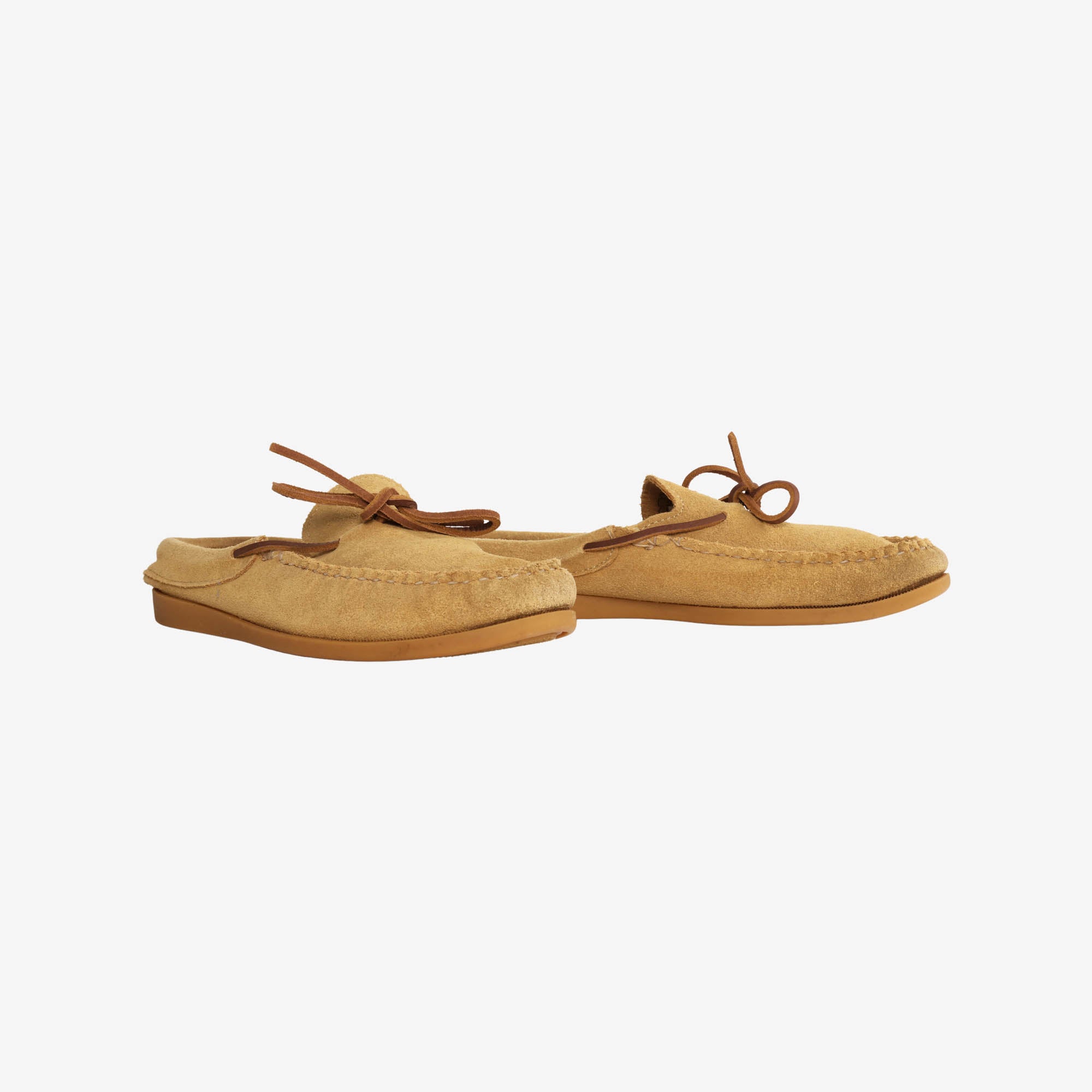 Toast Suede Slip Ons
