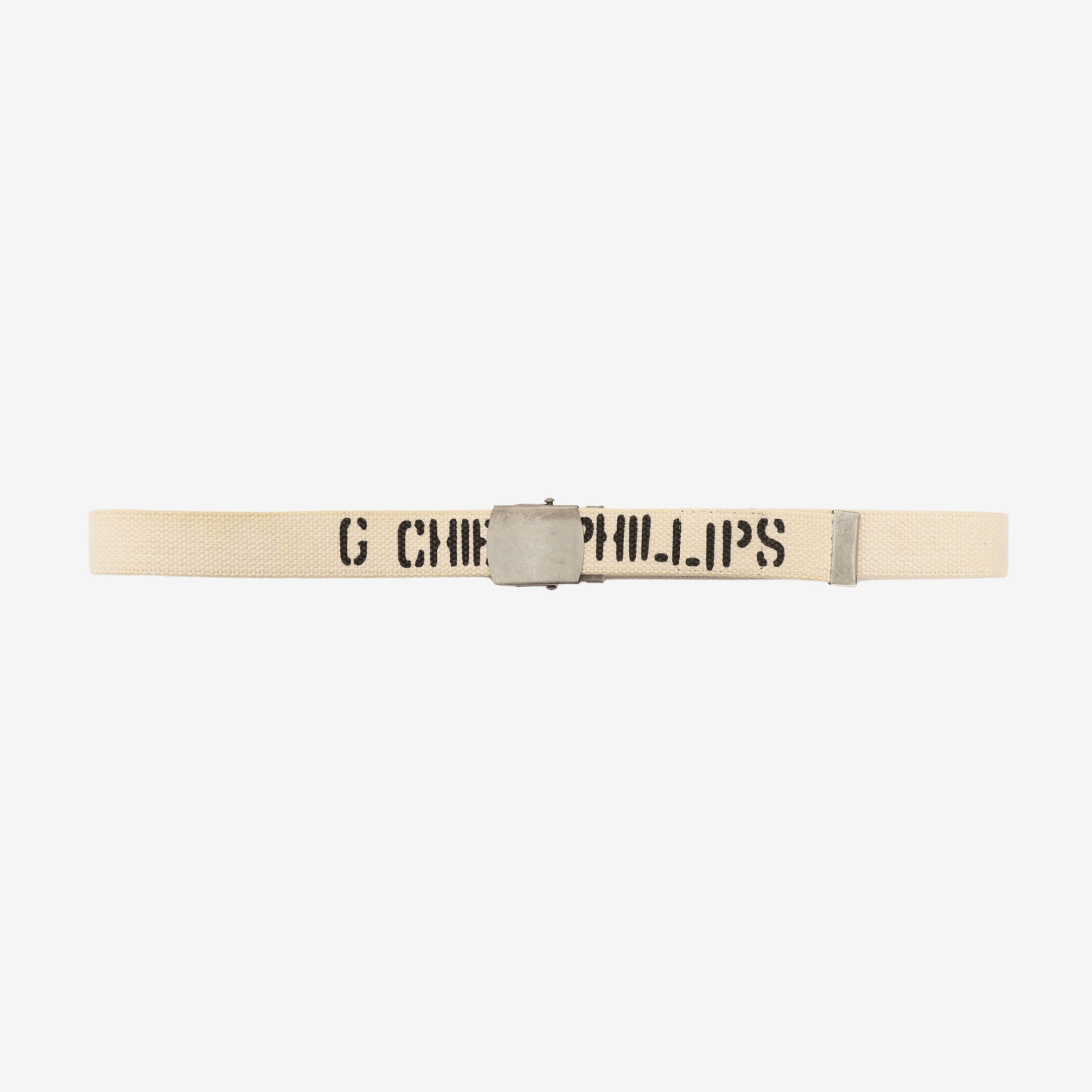 White Trouser Uniform Belt