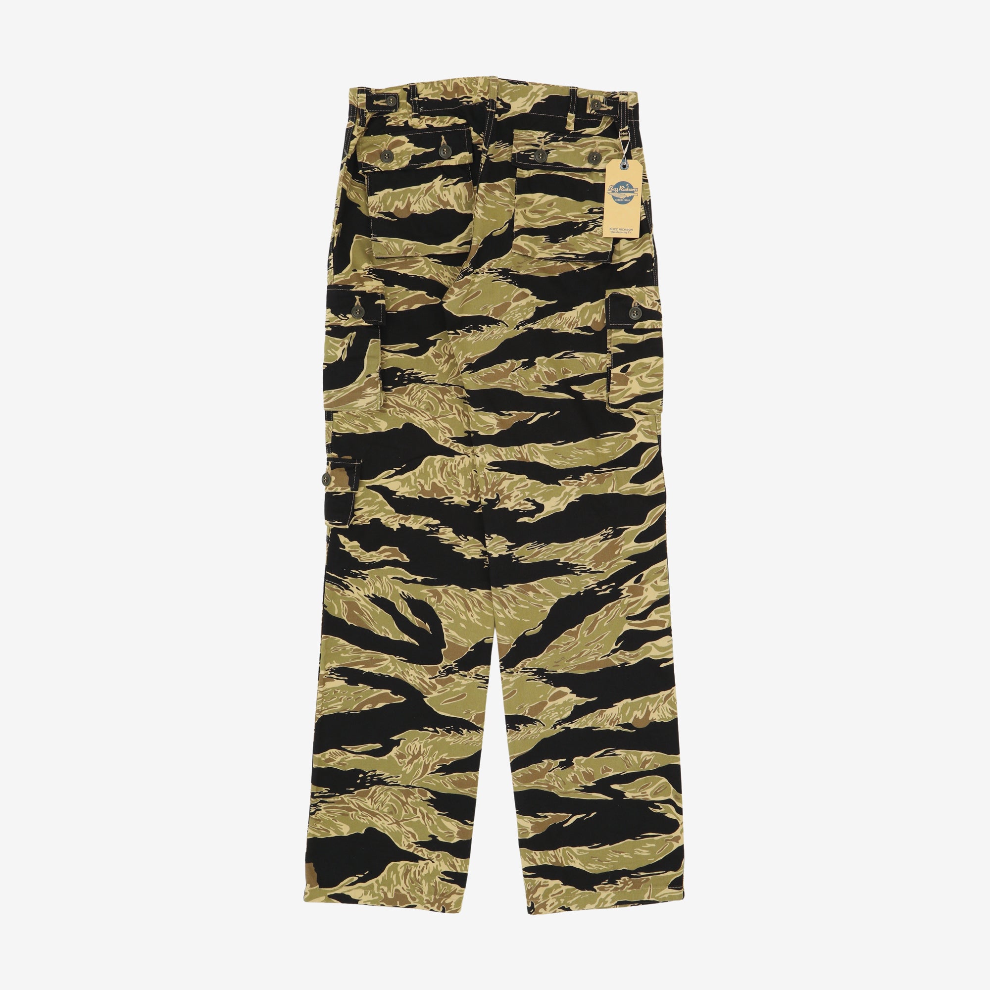 Gold Tiger Stripe Trousers (32W X 33.5L)