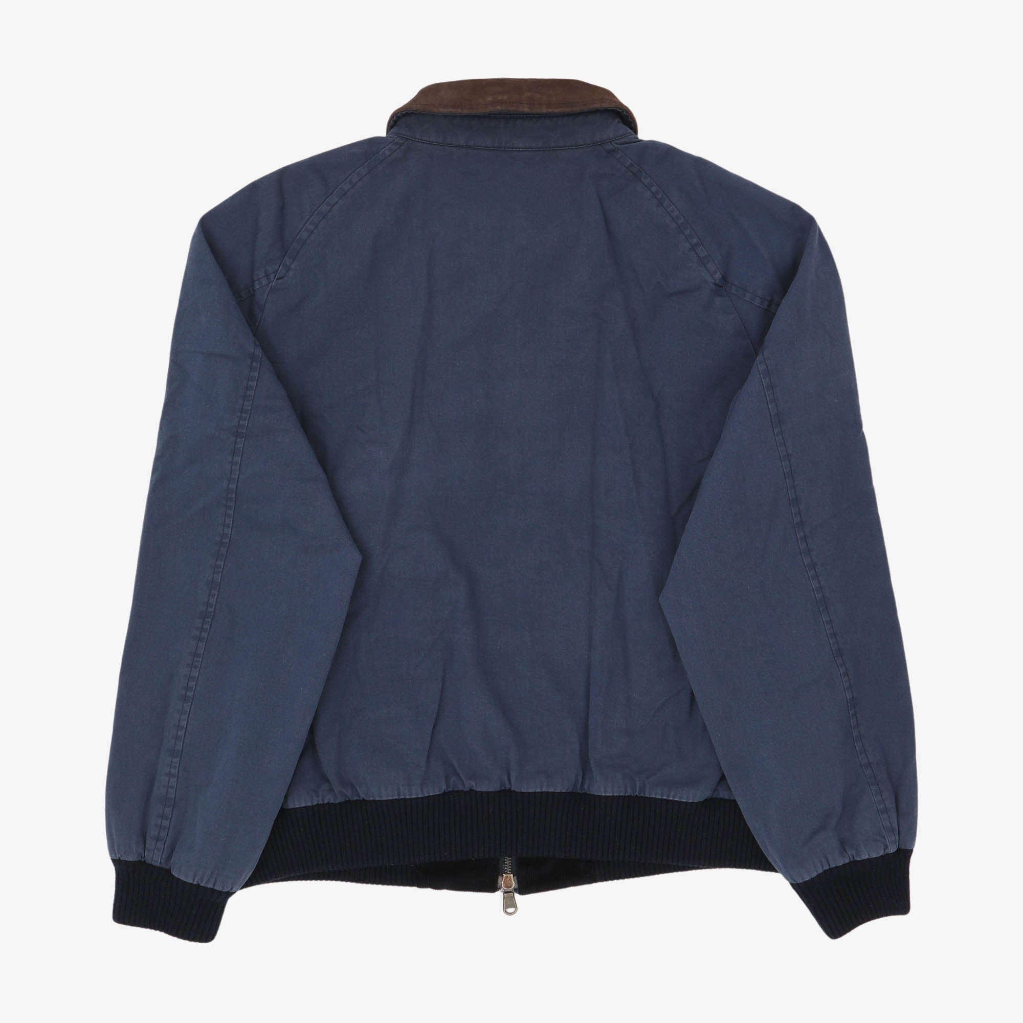 Suede Collar Bomber Jacket