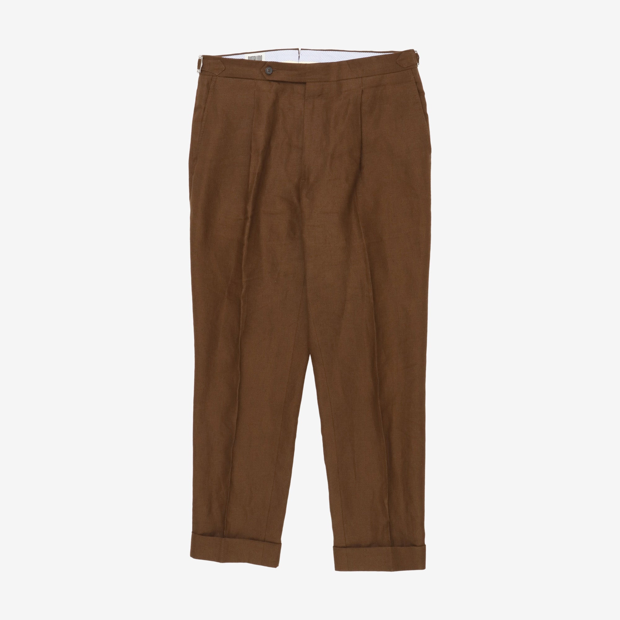 Linen Pleated Trousers (36W X 29L)