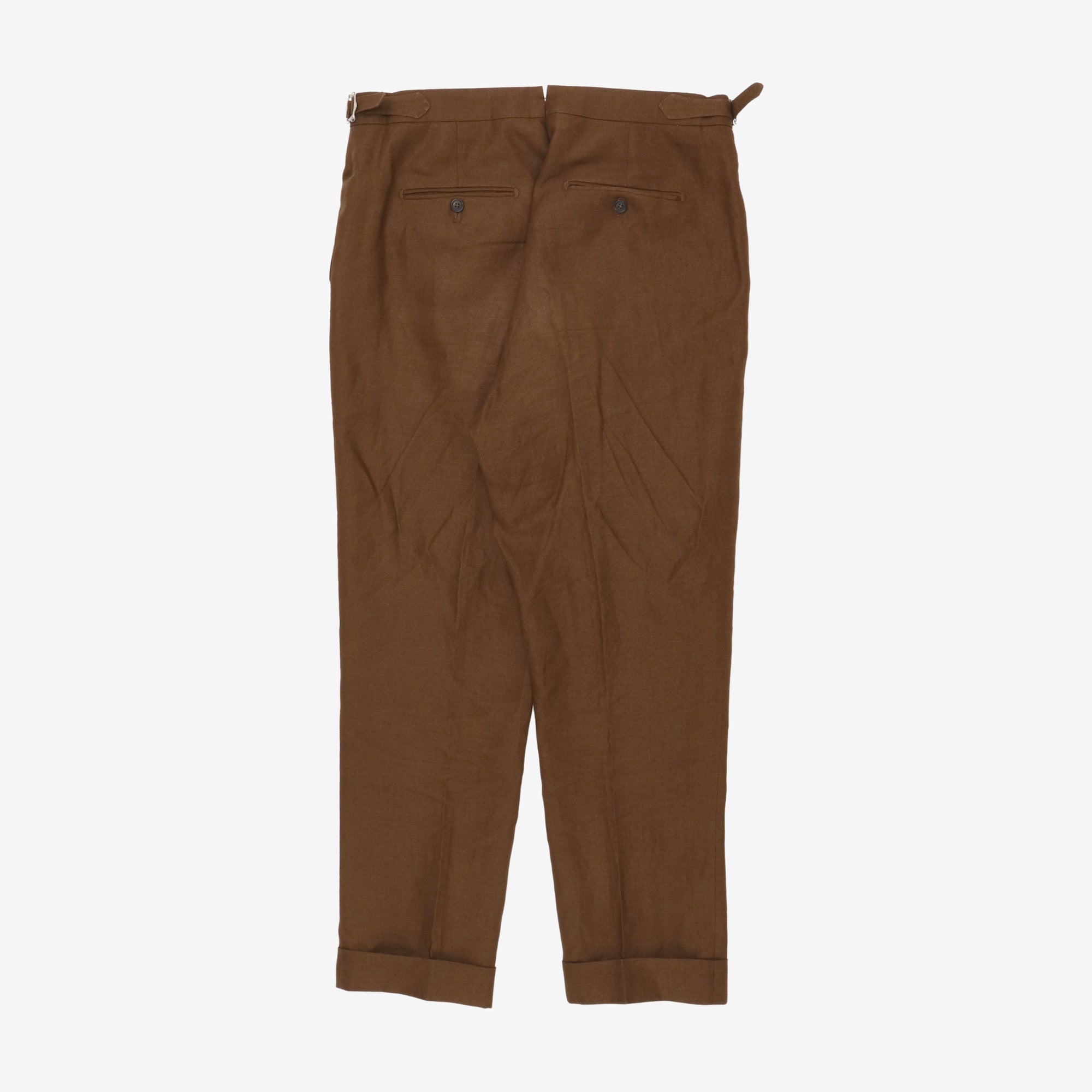 Linen Pleated Trousers (36W X 29L)