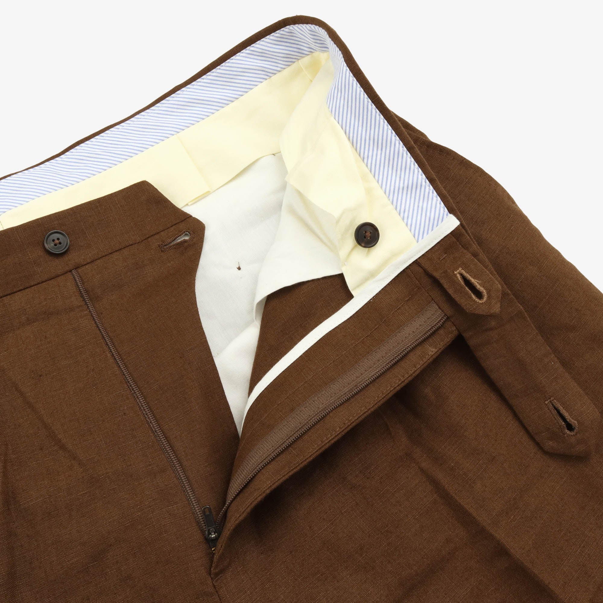 Linen Pleated Trousers (36W X 29L)