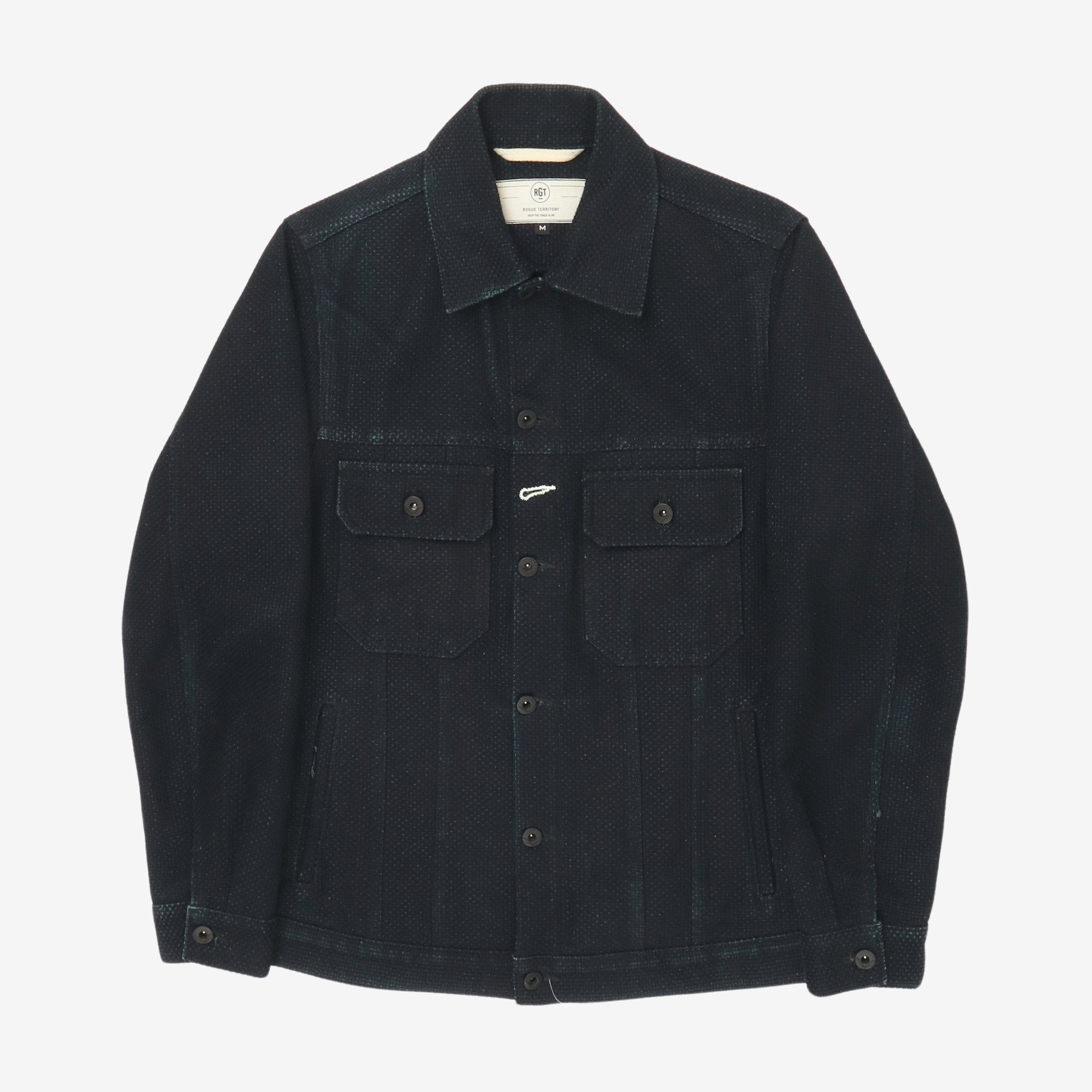 Indigo Sashiko Cruiser Jacket