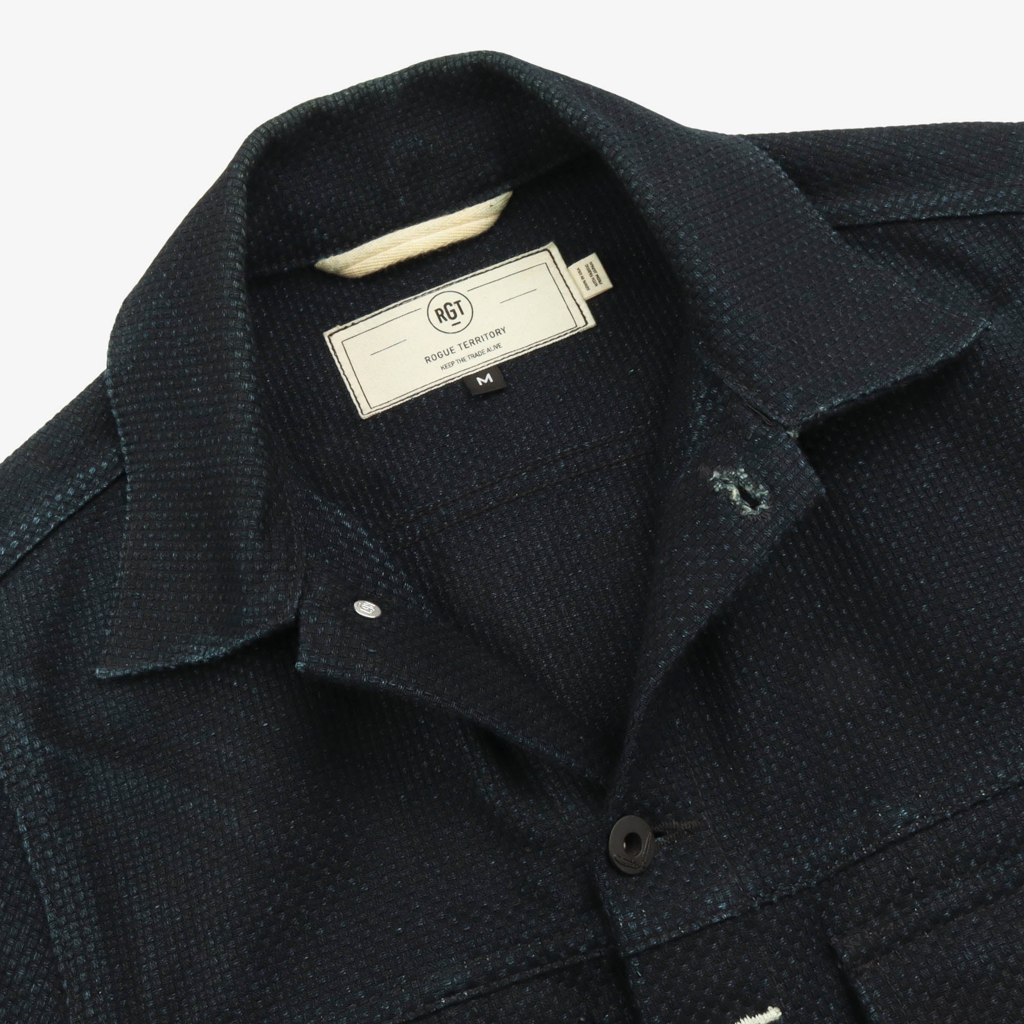 Indigo Sashiko Cruiser Jacket