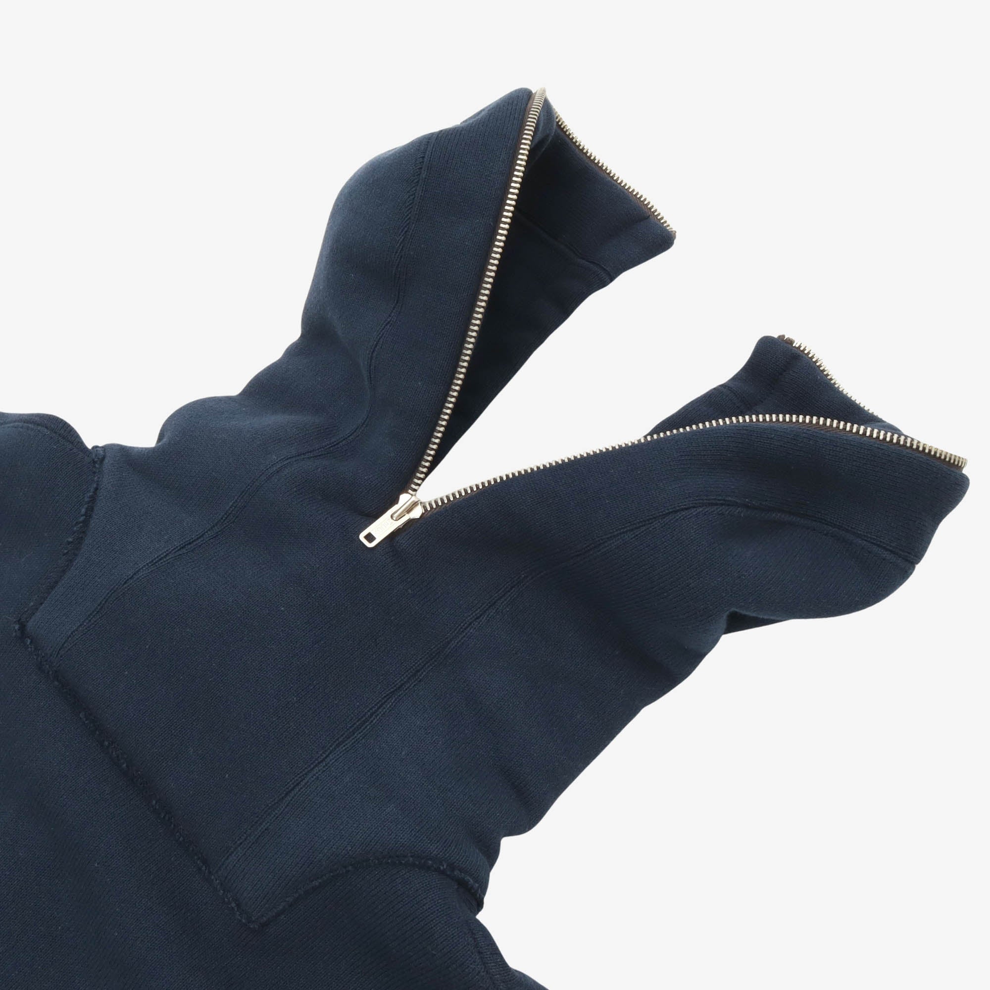 Snap Button Hooded Sweatshirt
